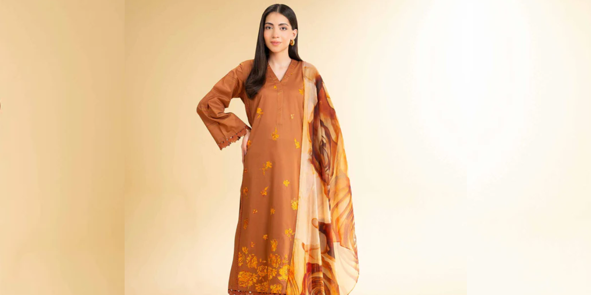 Shop 3-Piece Unstitched Suits Online in UAE – Redefine Traditional Elegance