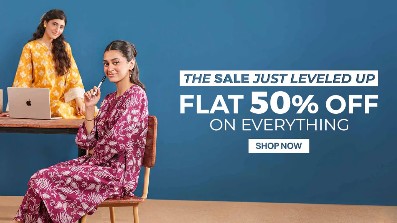 FLAT 50% OFF – DUBAI SUMMER SALE YOU CAN'T MISS AT NISHAT UAE