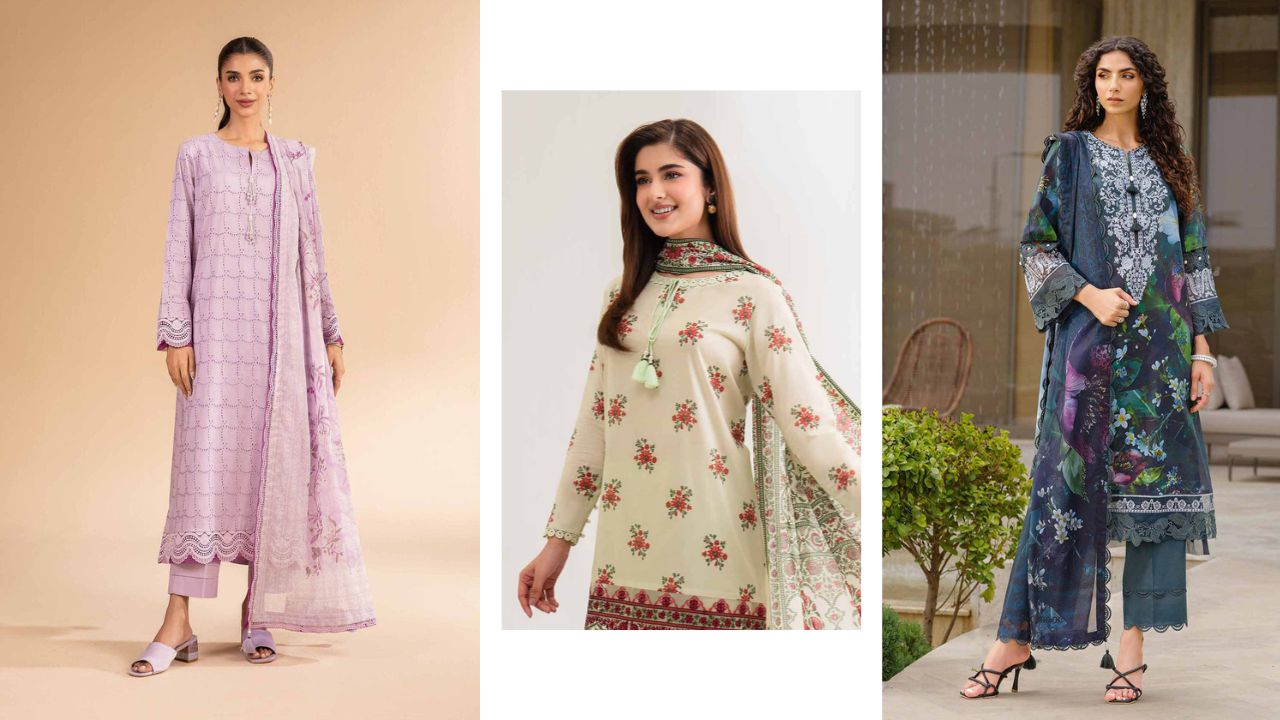 Summer Chic: Nishat’s 3 Piece Unstitched Dresses You'll Love