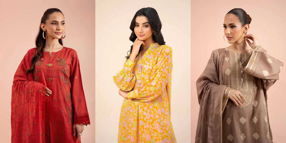 Buy online unstitched Pakistani suits for ladies in UAE