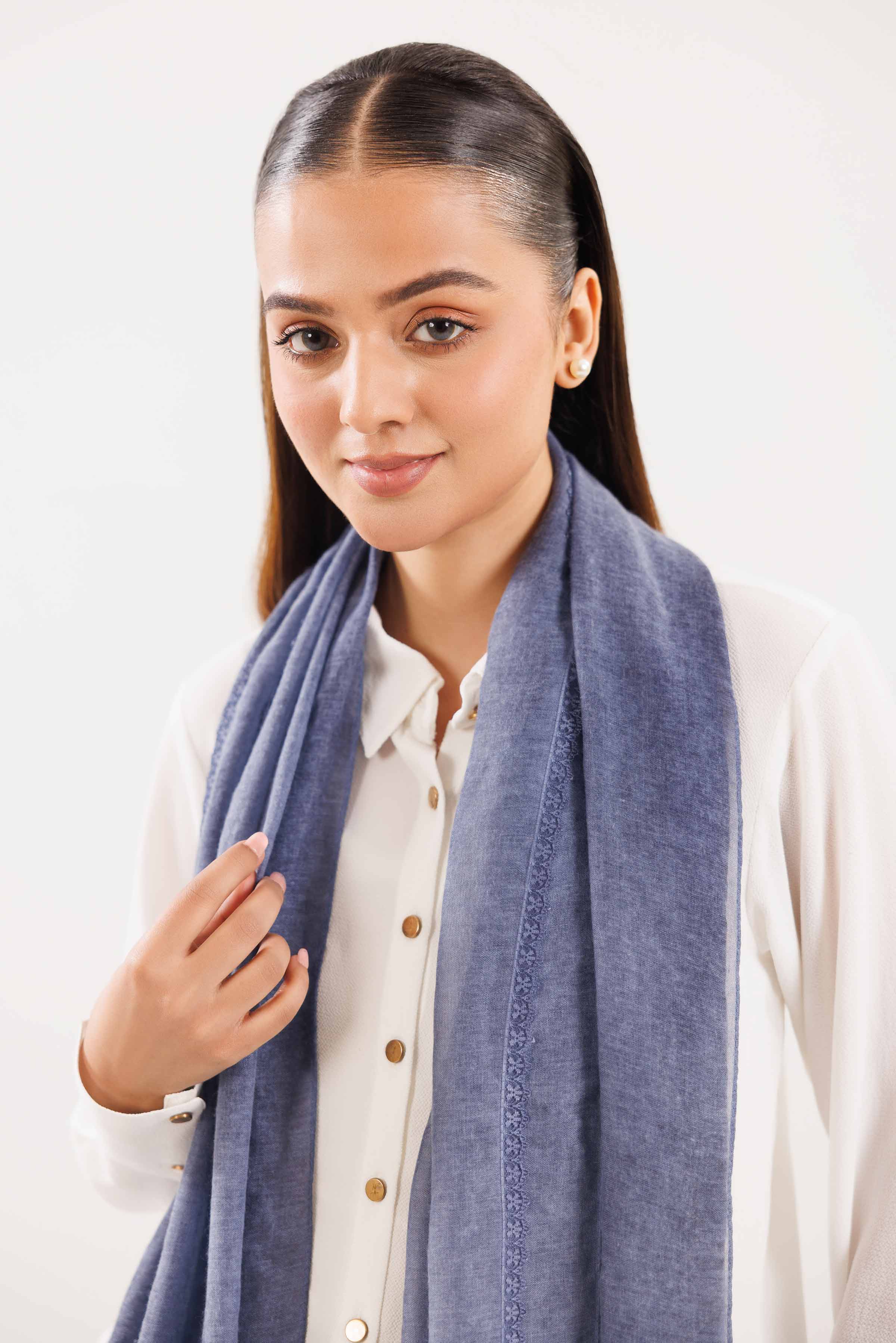 Grey Women Scarf - 439482111