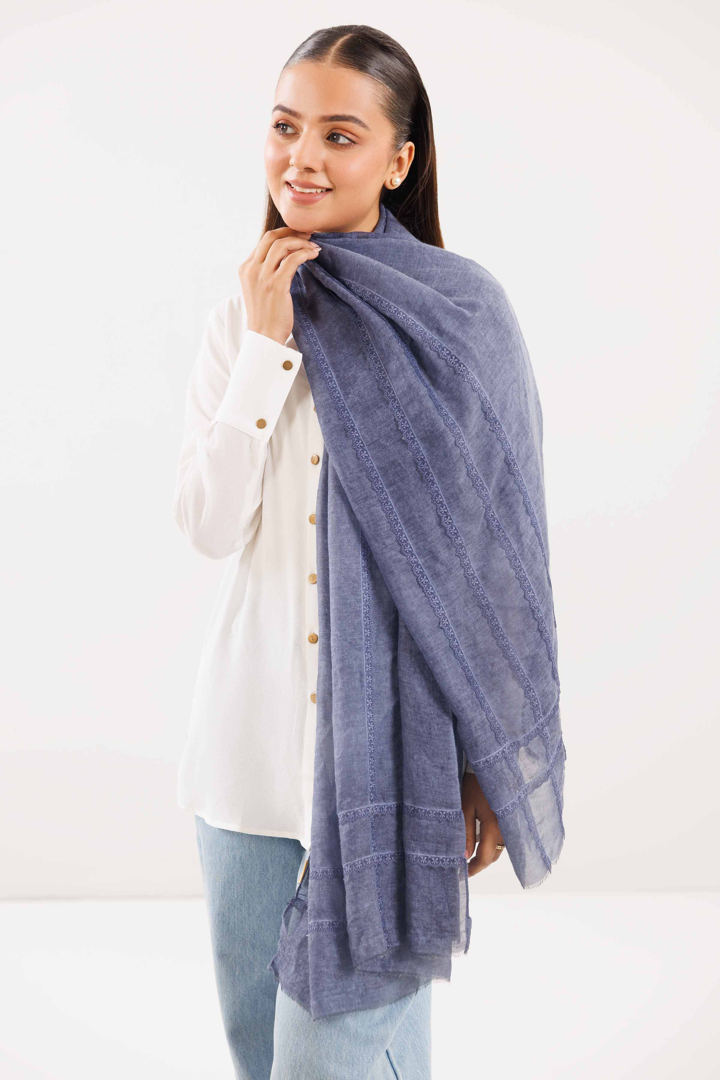 Grey Women Scarf - 439482111
