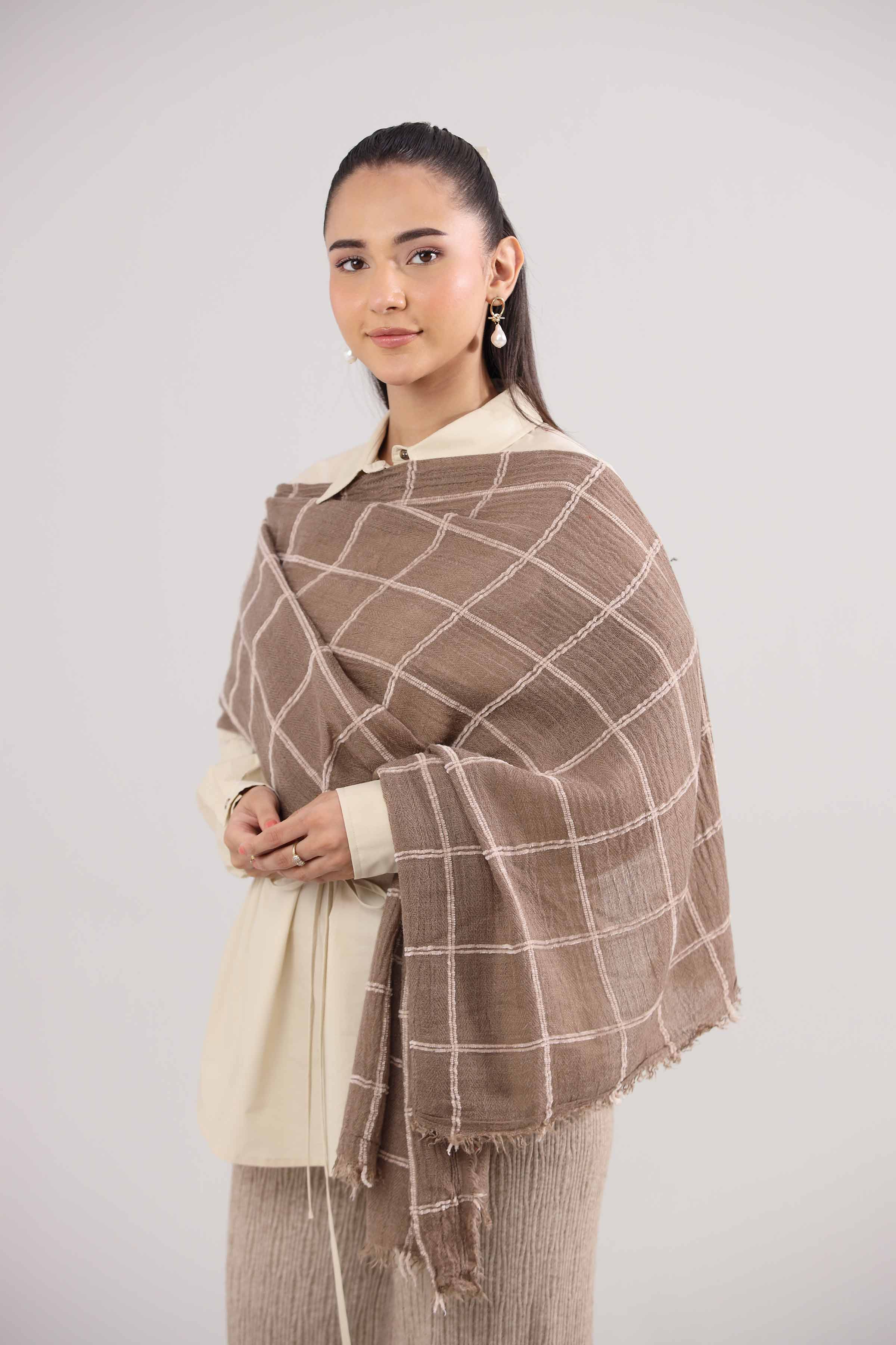 Coffee Women Shawl - 439642117