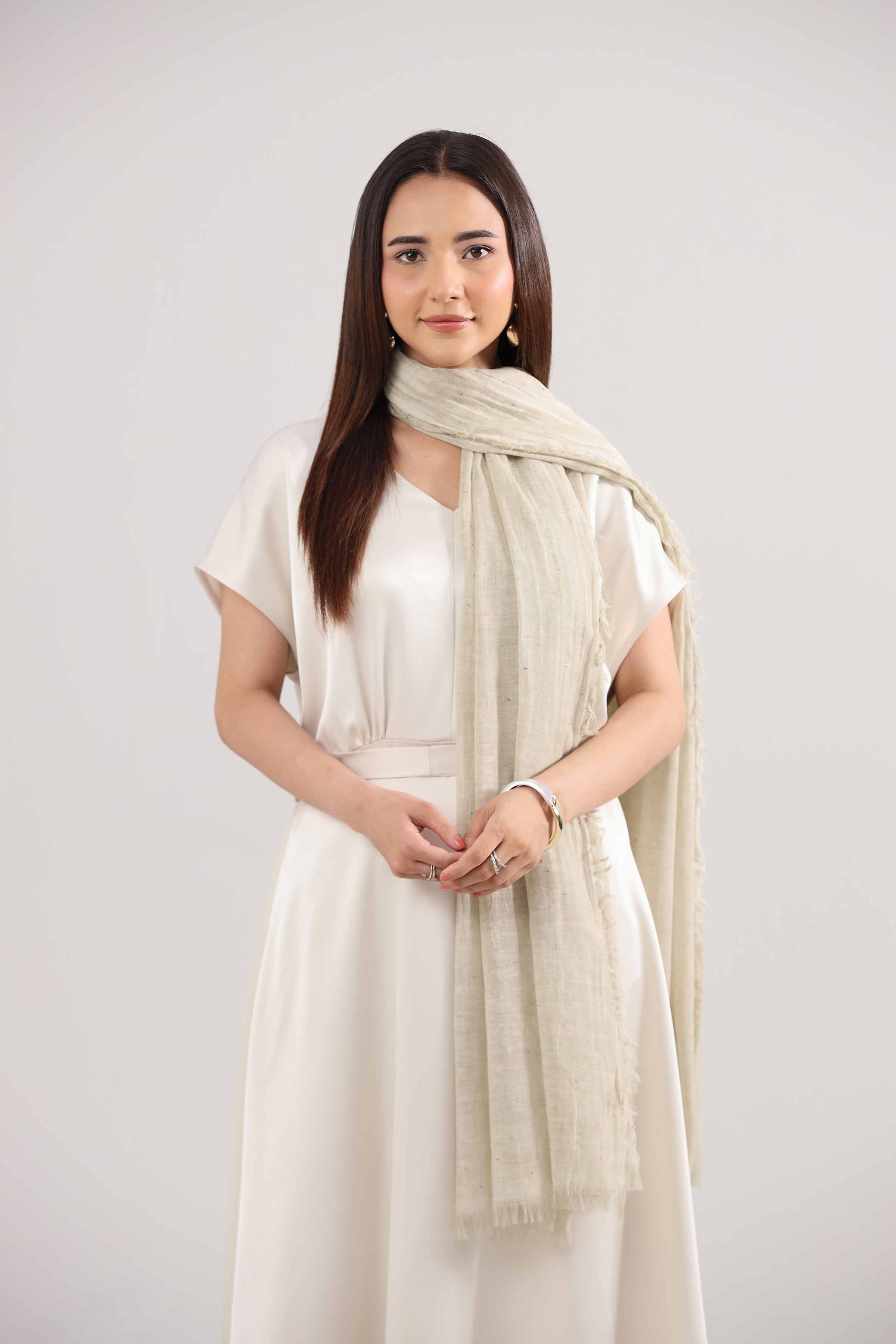 Light yellow Women Shawl - 439902102