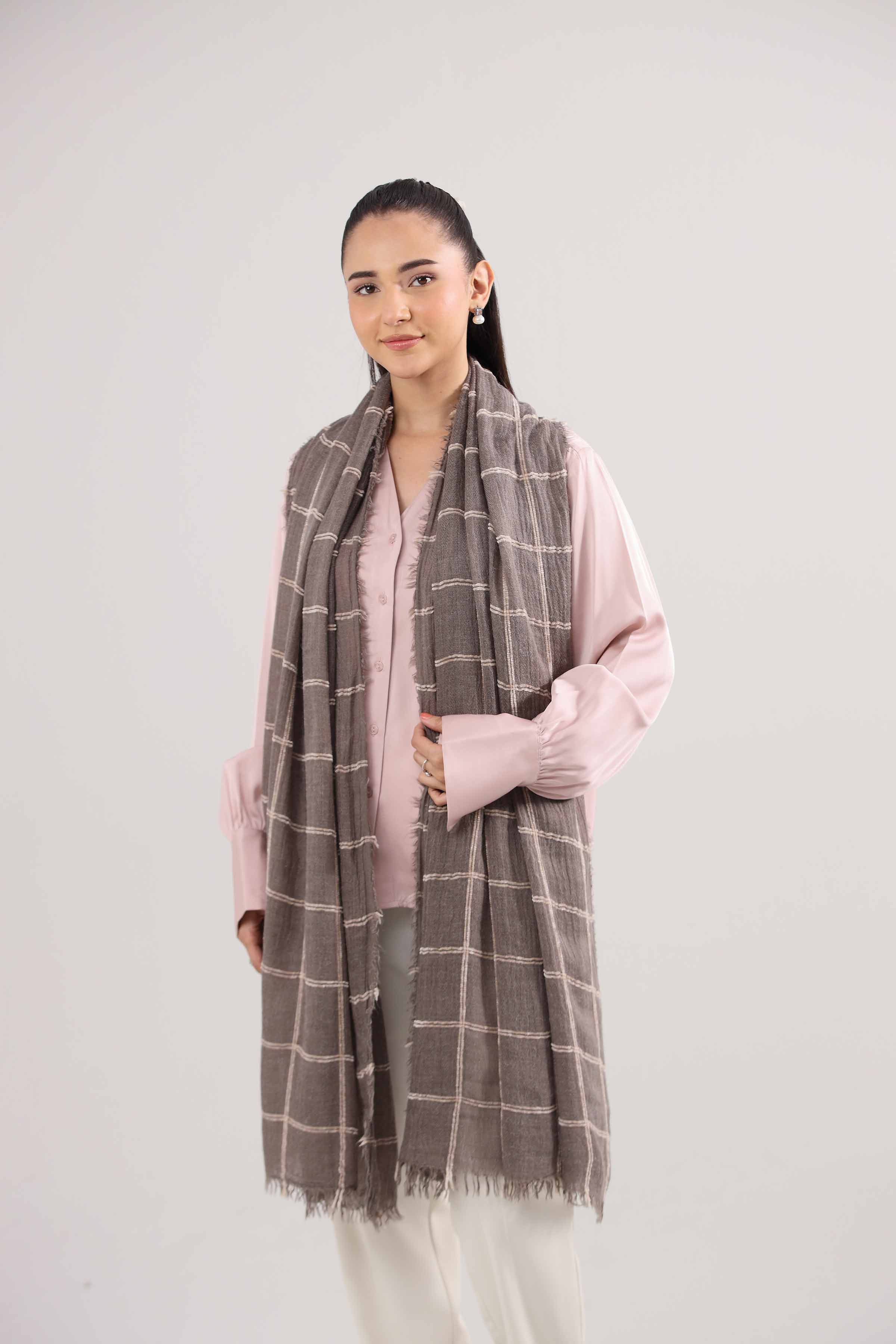 Beige Women Shawl - 439922118