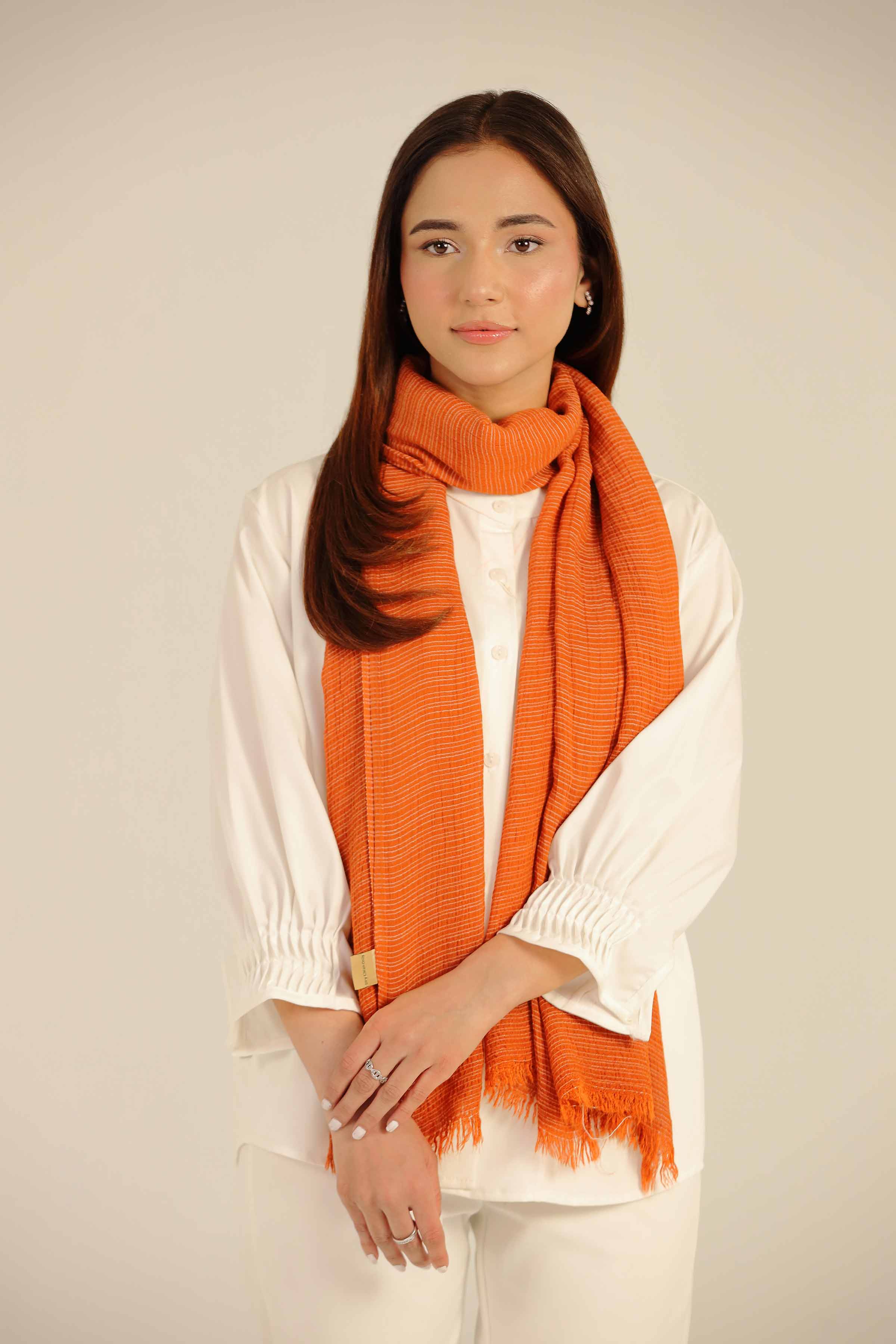 Tan Women Scarf - 442452126