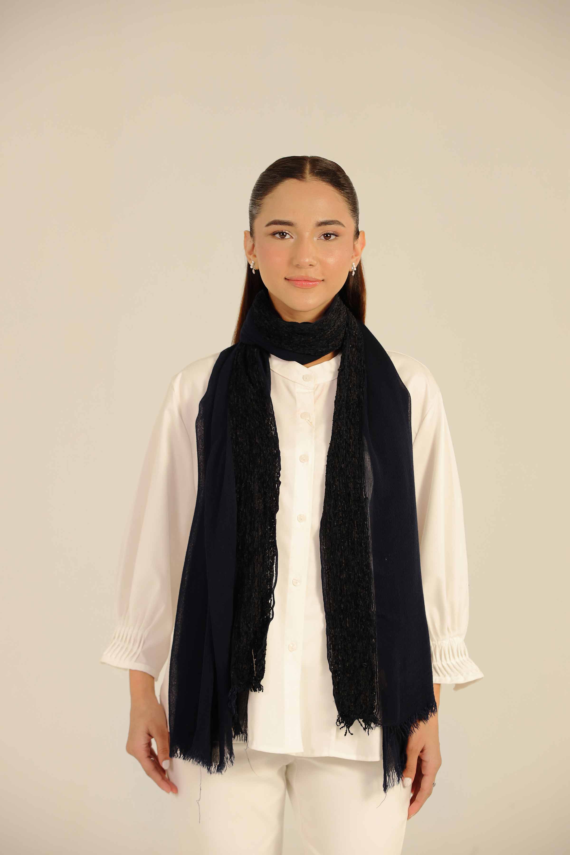 Navy Women Scarf - 442552121