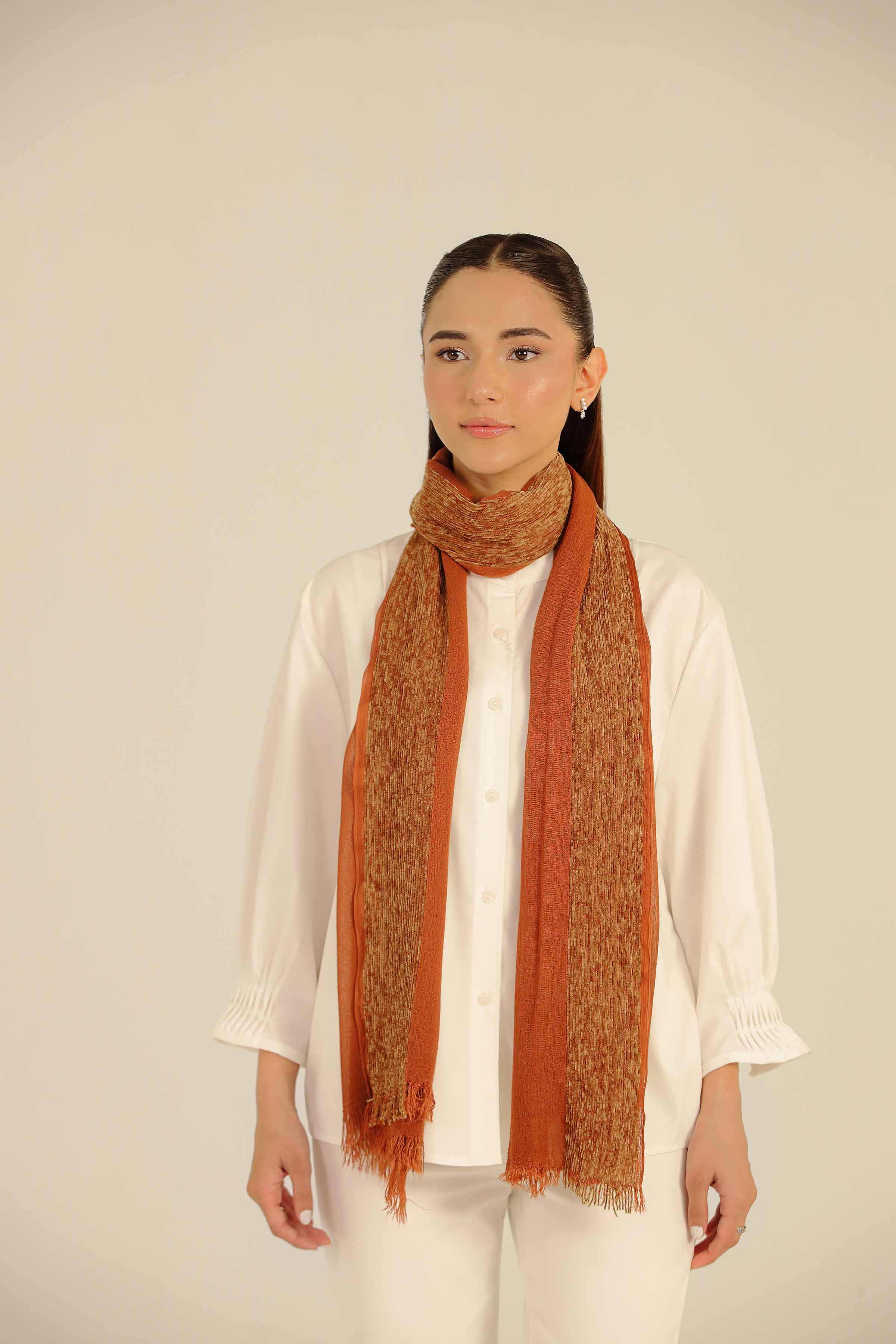 Brown Women Scarf - 442562113