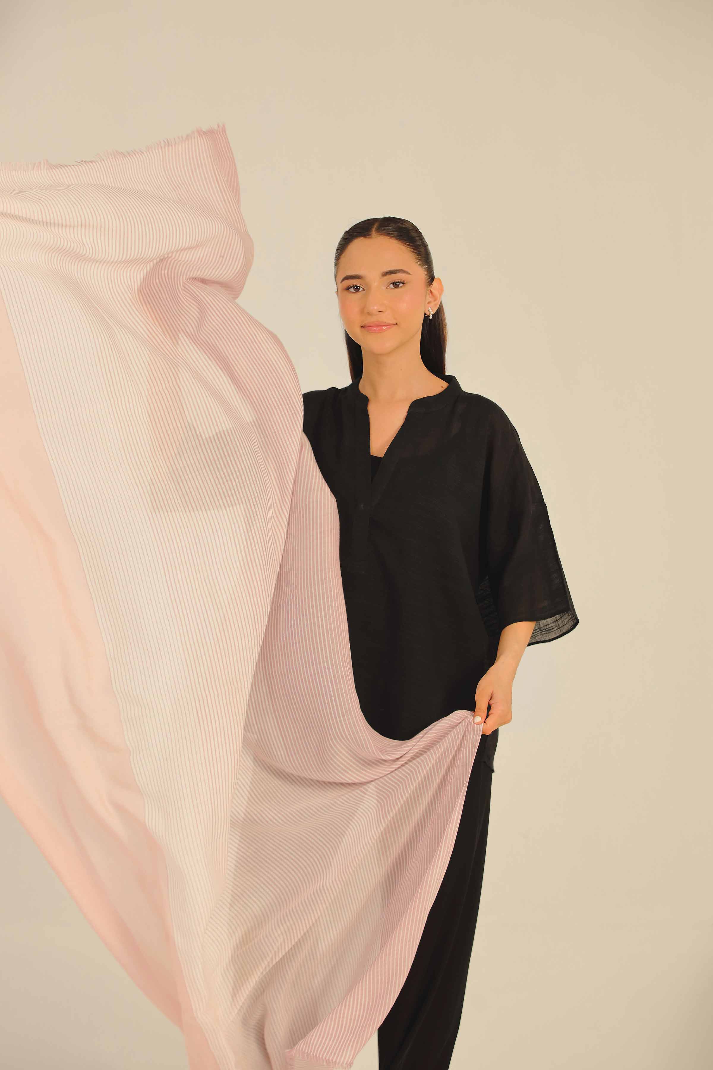 Pink Women Scarf - 442672105