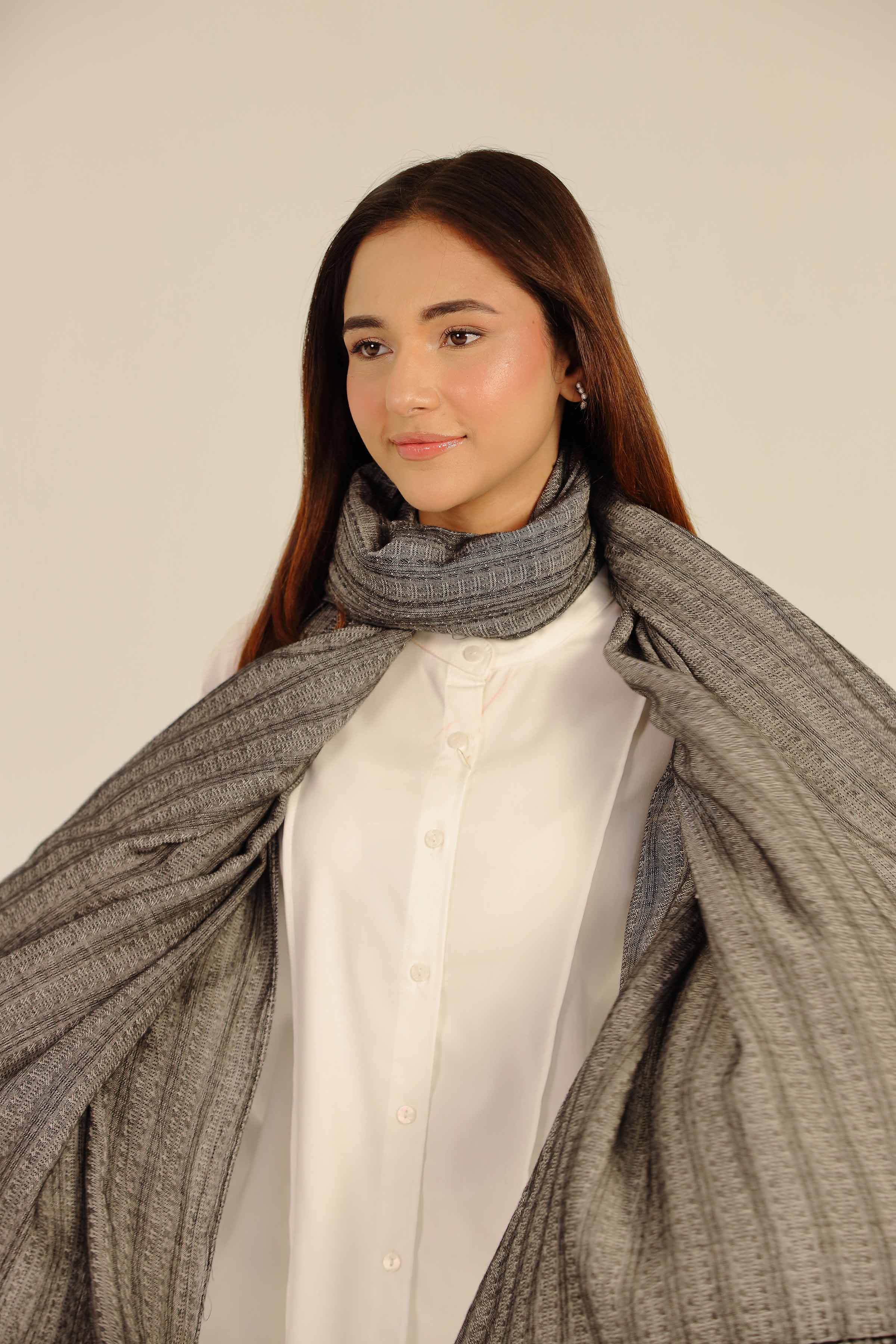 Grey Women Scarf - 442682111