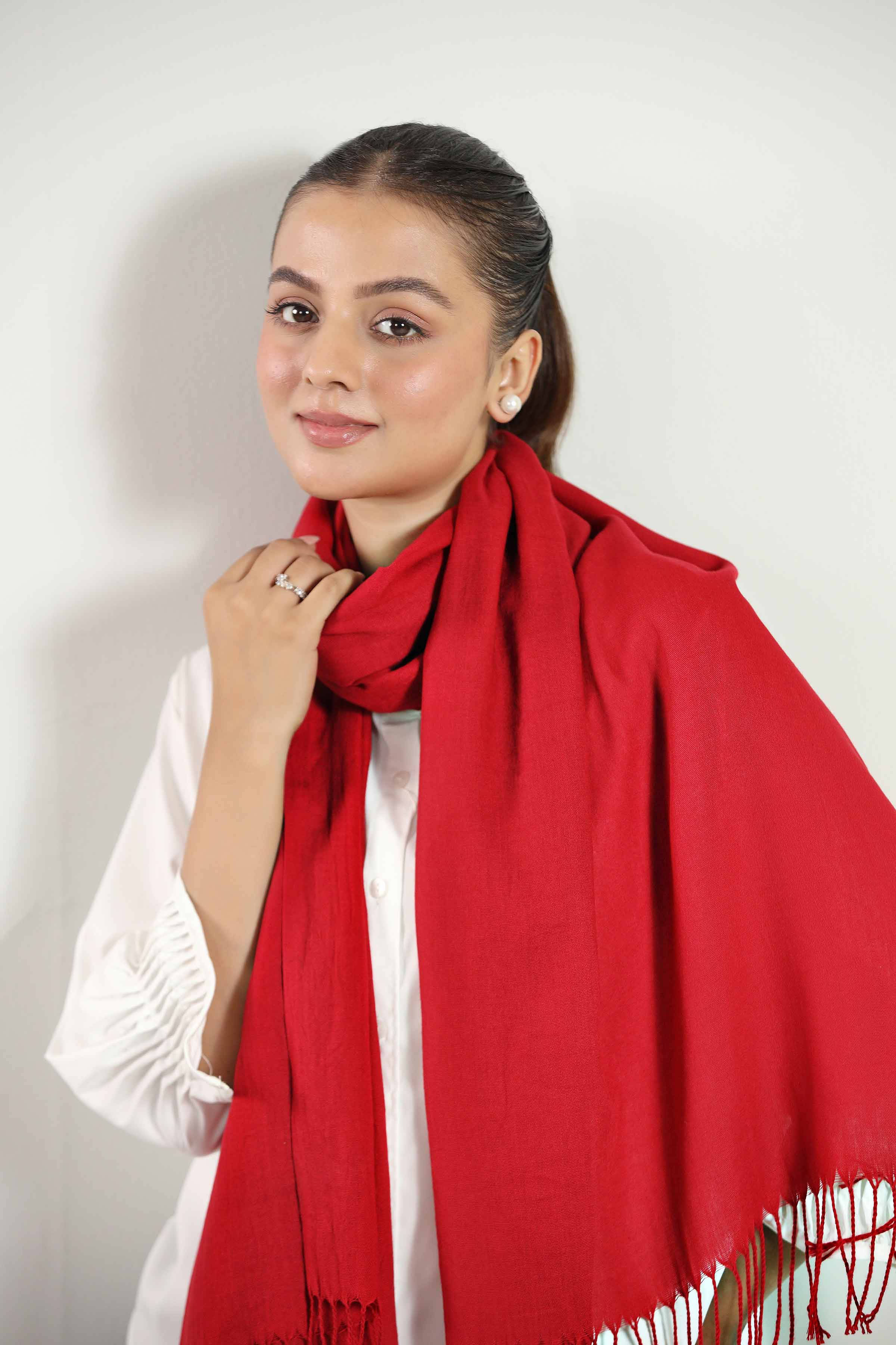 Maroon Women Scarf - 442782122