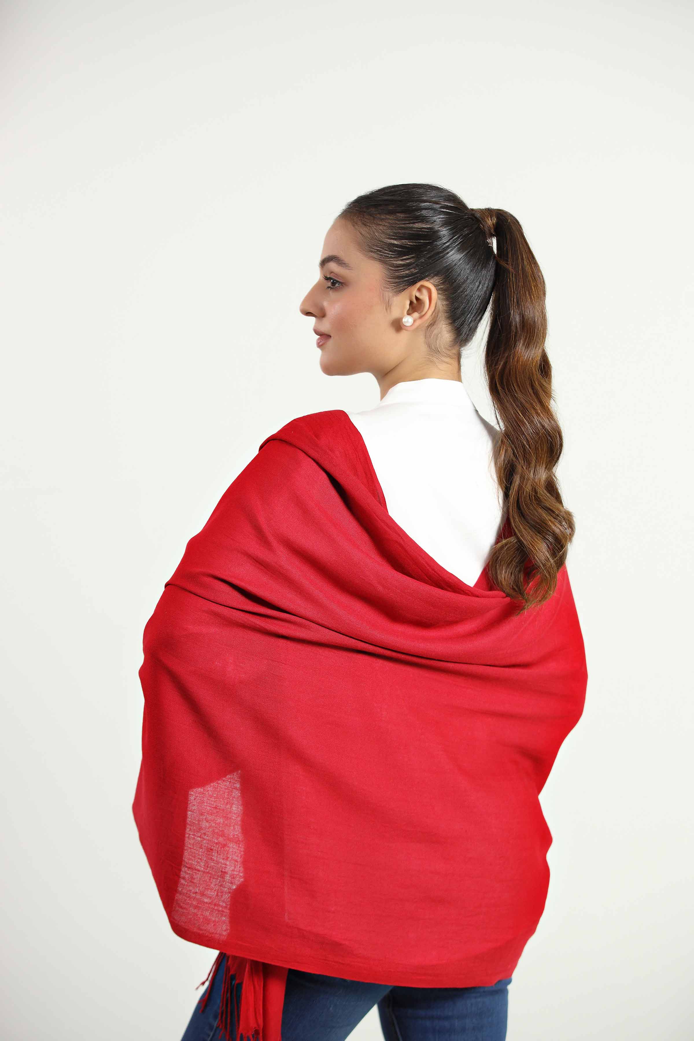 Maroon Women Scarf - 442782122