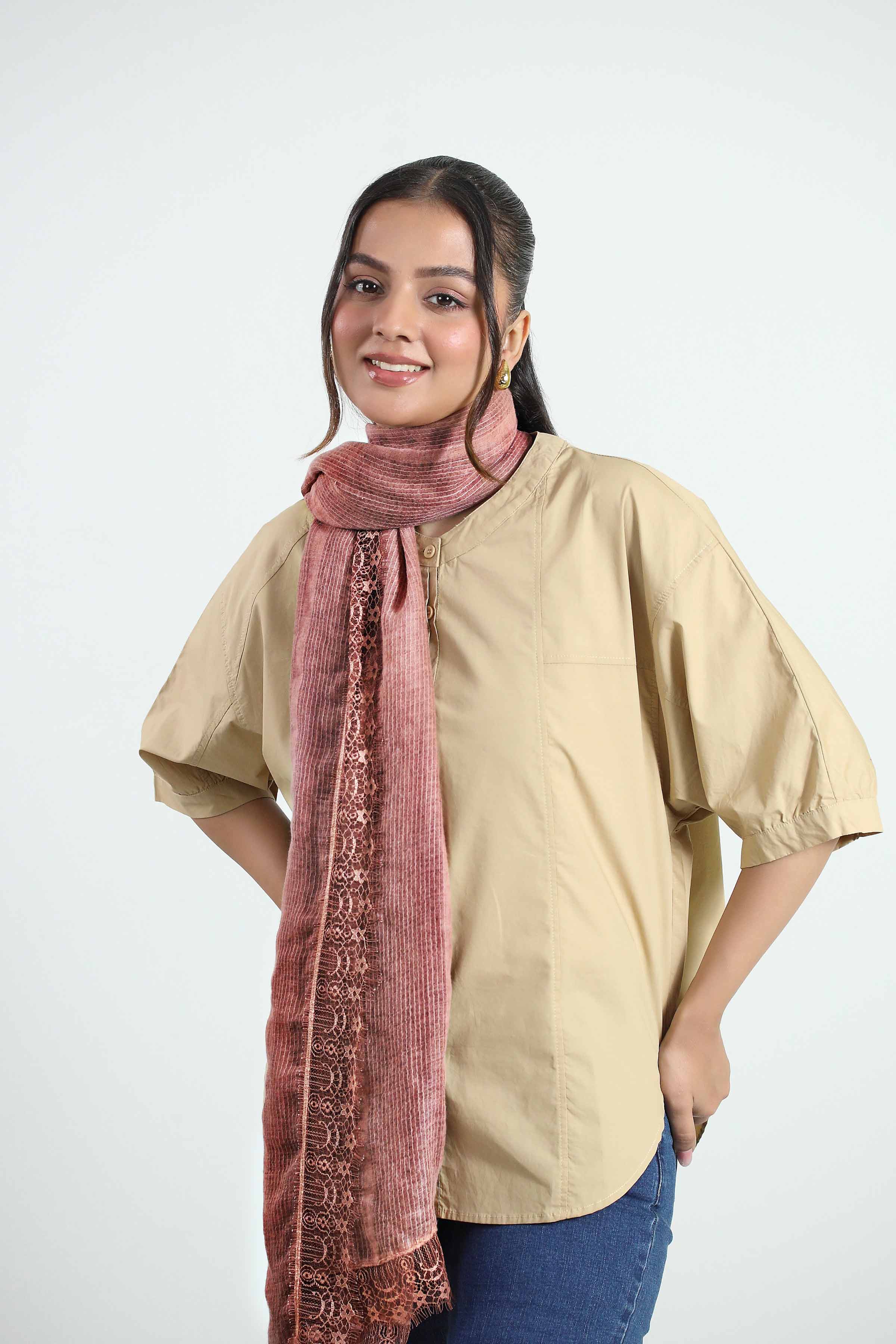 Brown Women Scarf - 442812113