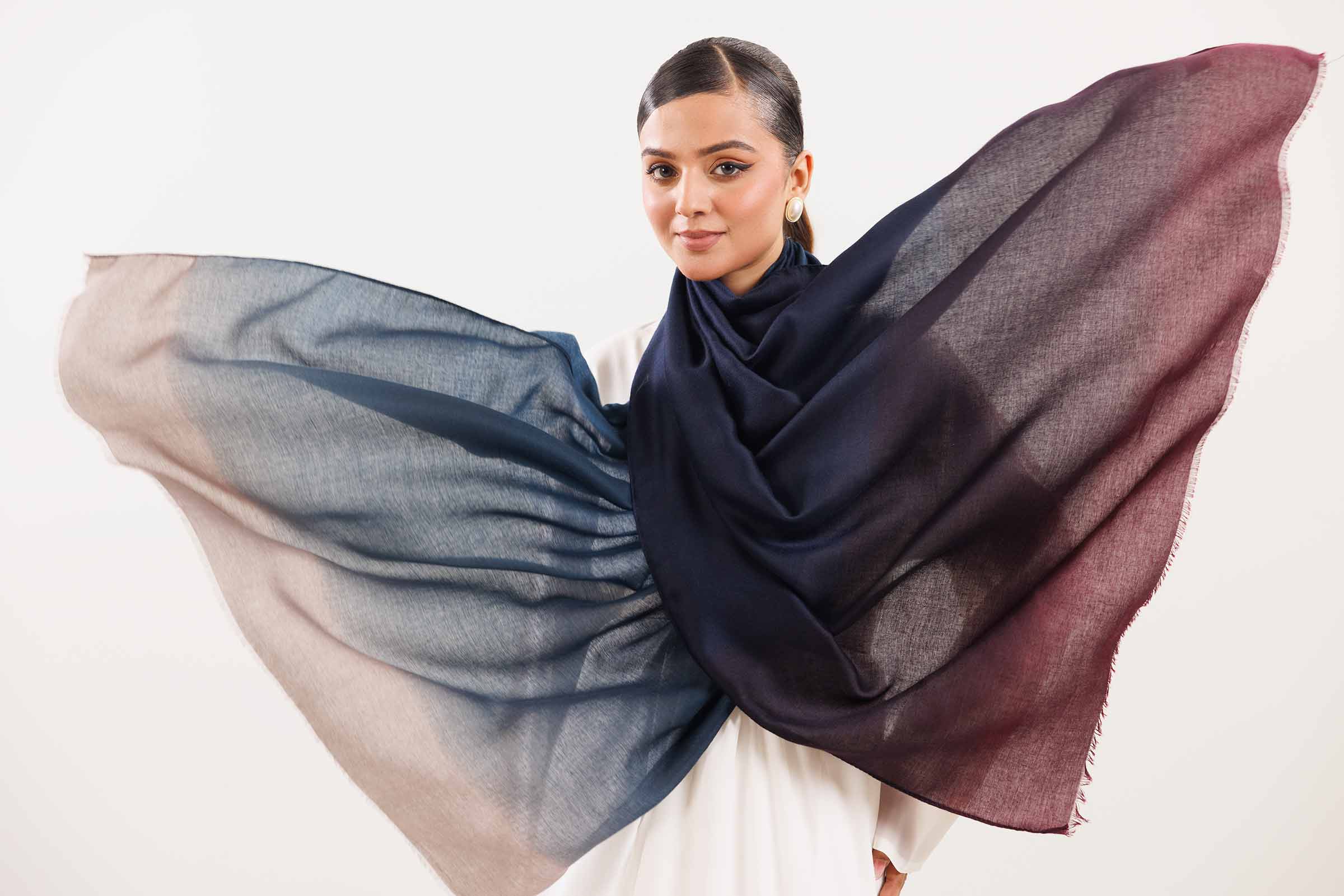 Blue Women Scarf - 442842108