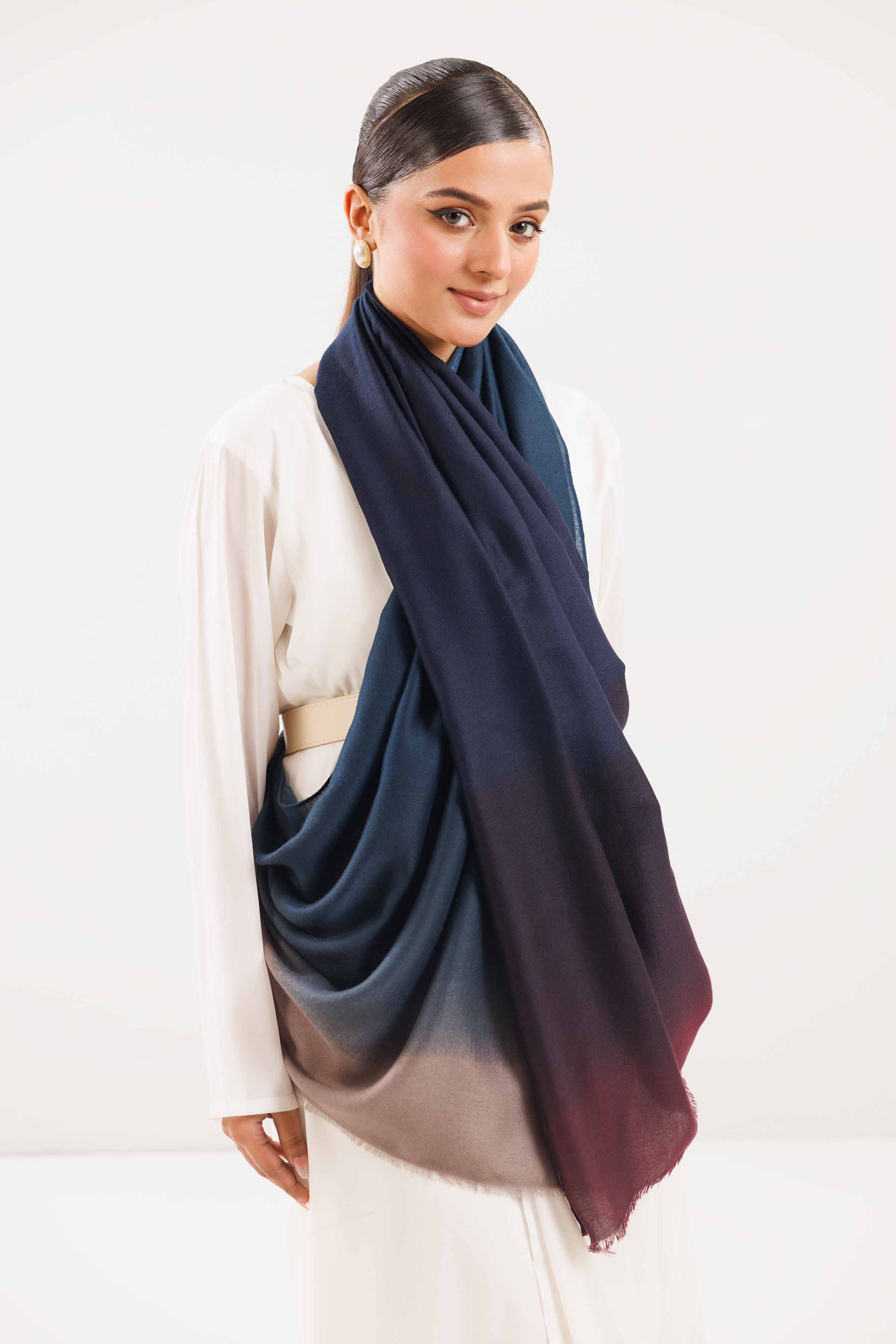 Blue Women Scarf - 442842108
