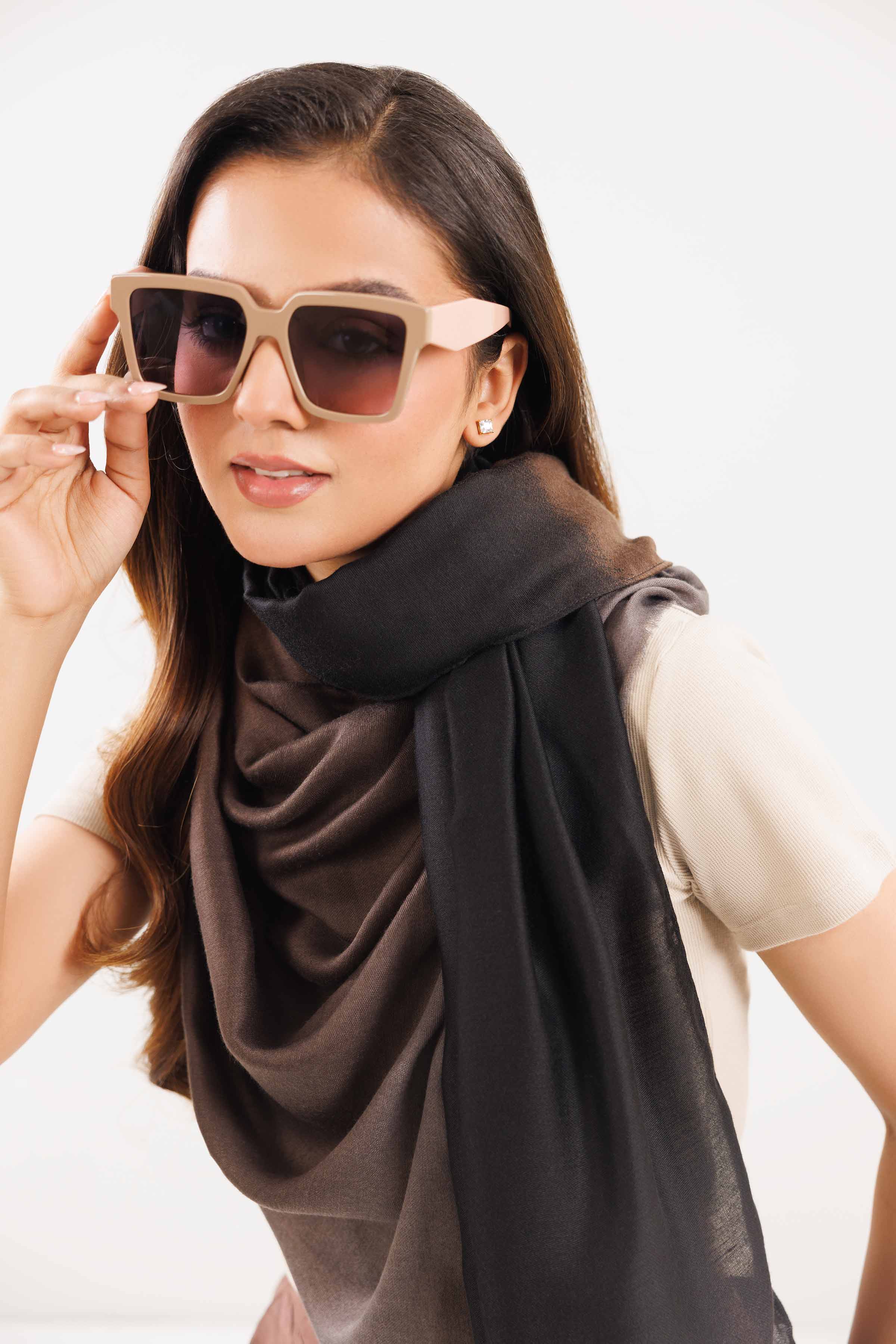 Khaki Women Scarf - 442842130