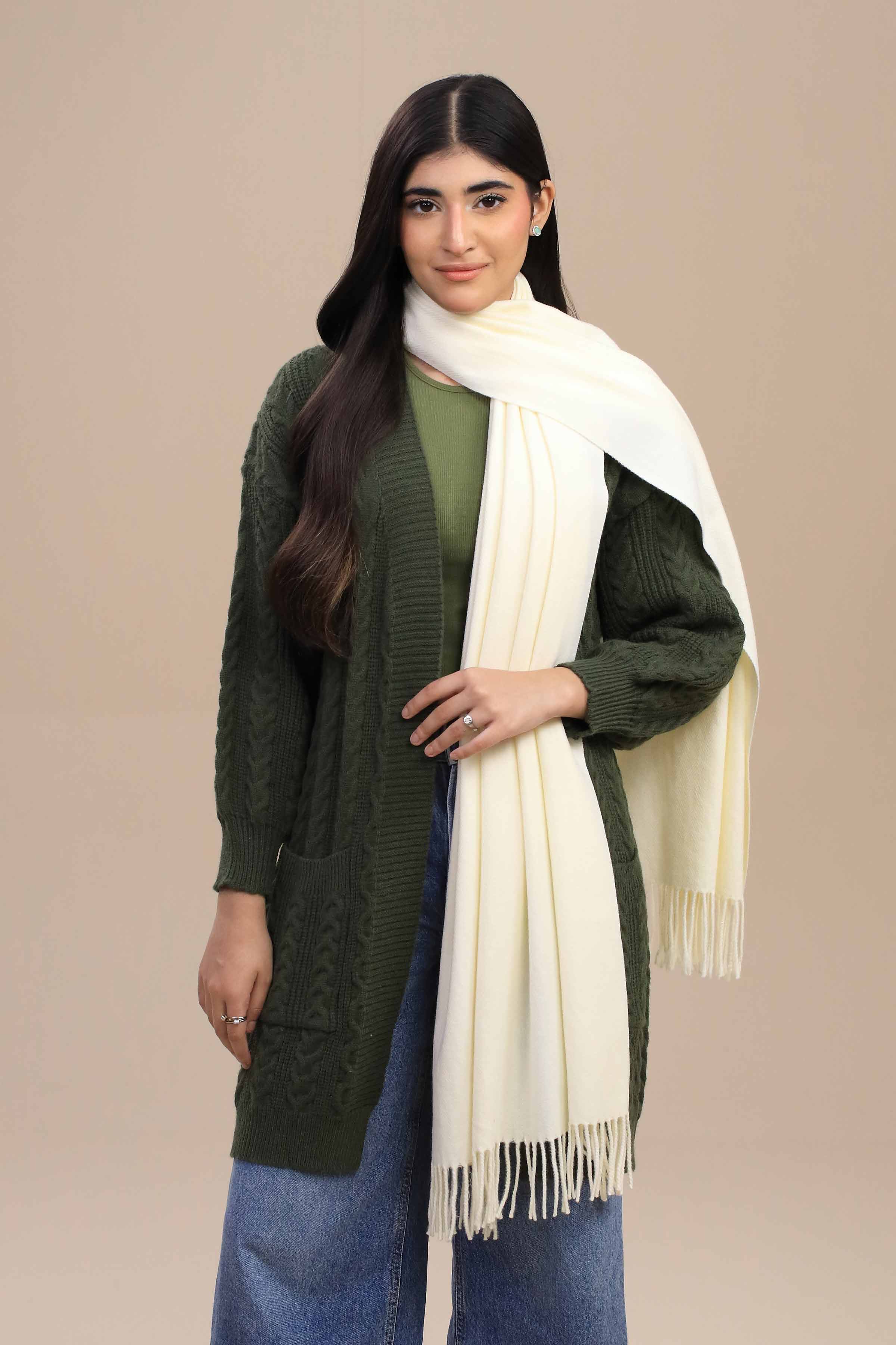 Nishat Linen UAE - Off white Women Shawl-446022107