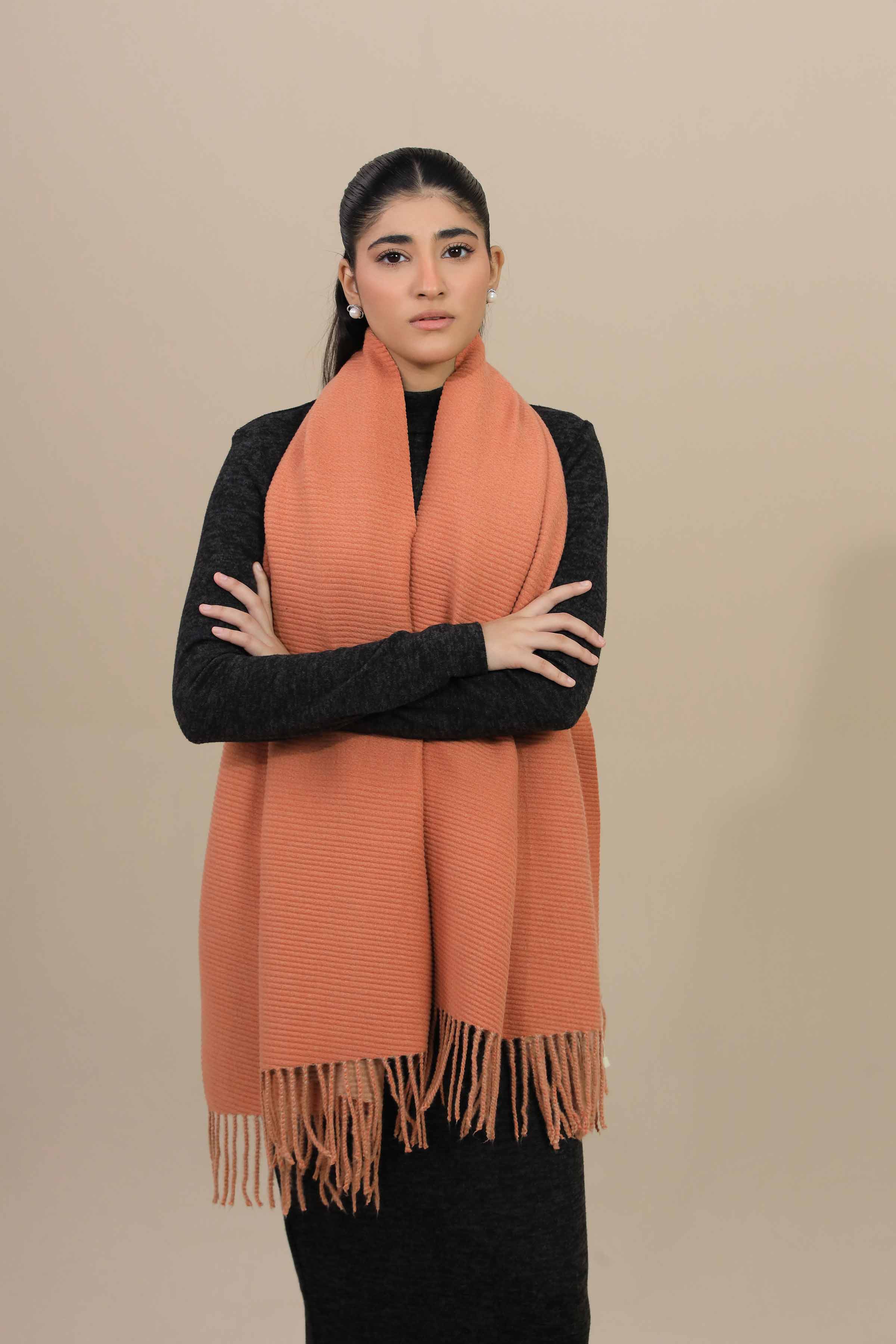 Nishat Linen UAE - Orange Women Shawl-446042106