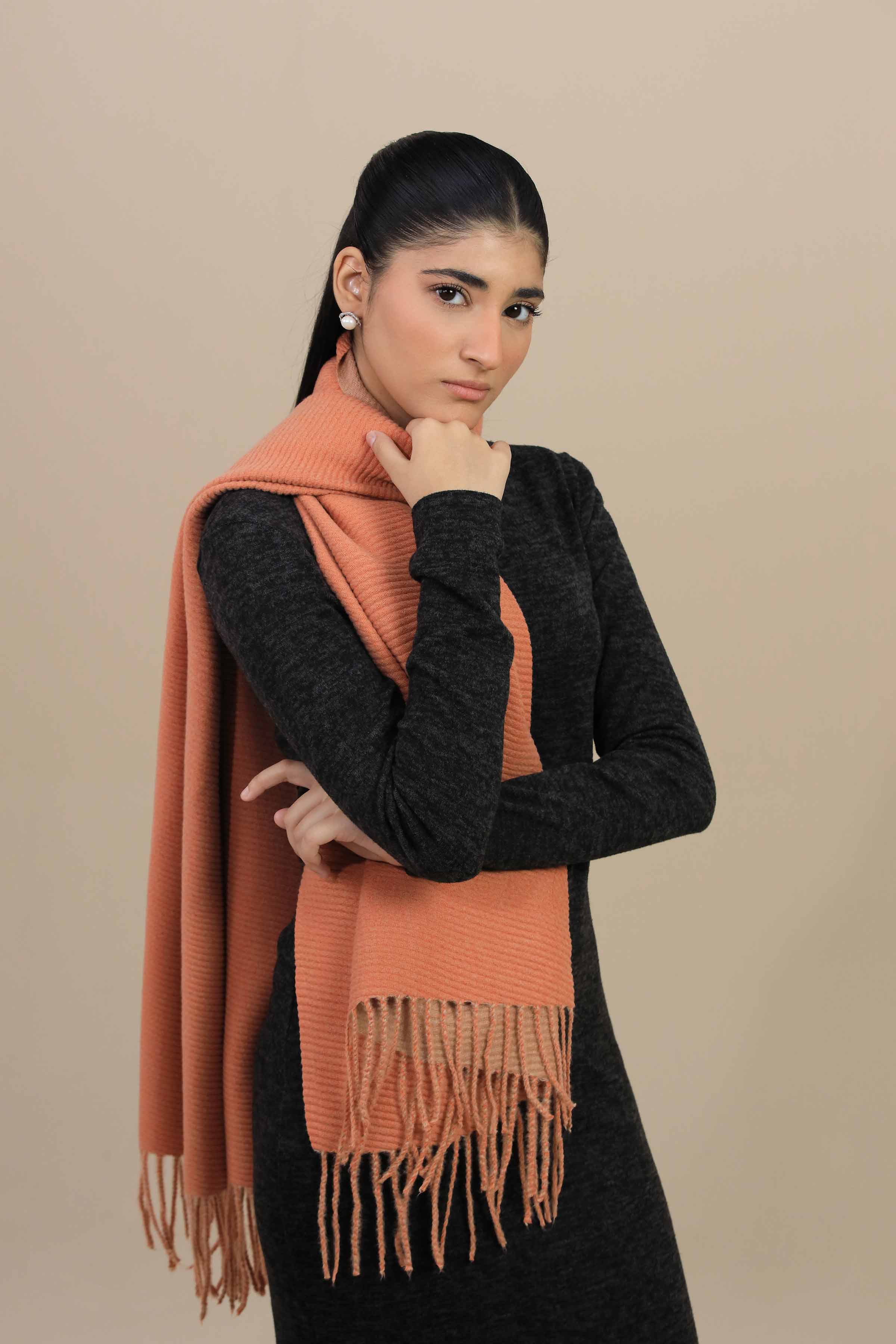 Nishat Linen UAE - Orange Women Shawl-446042106