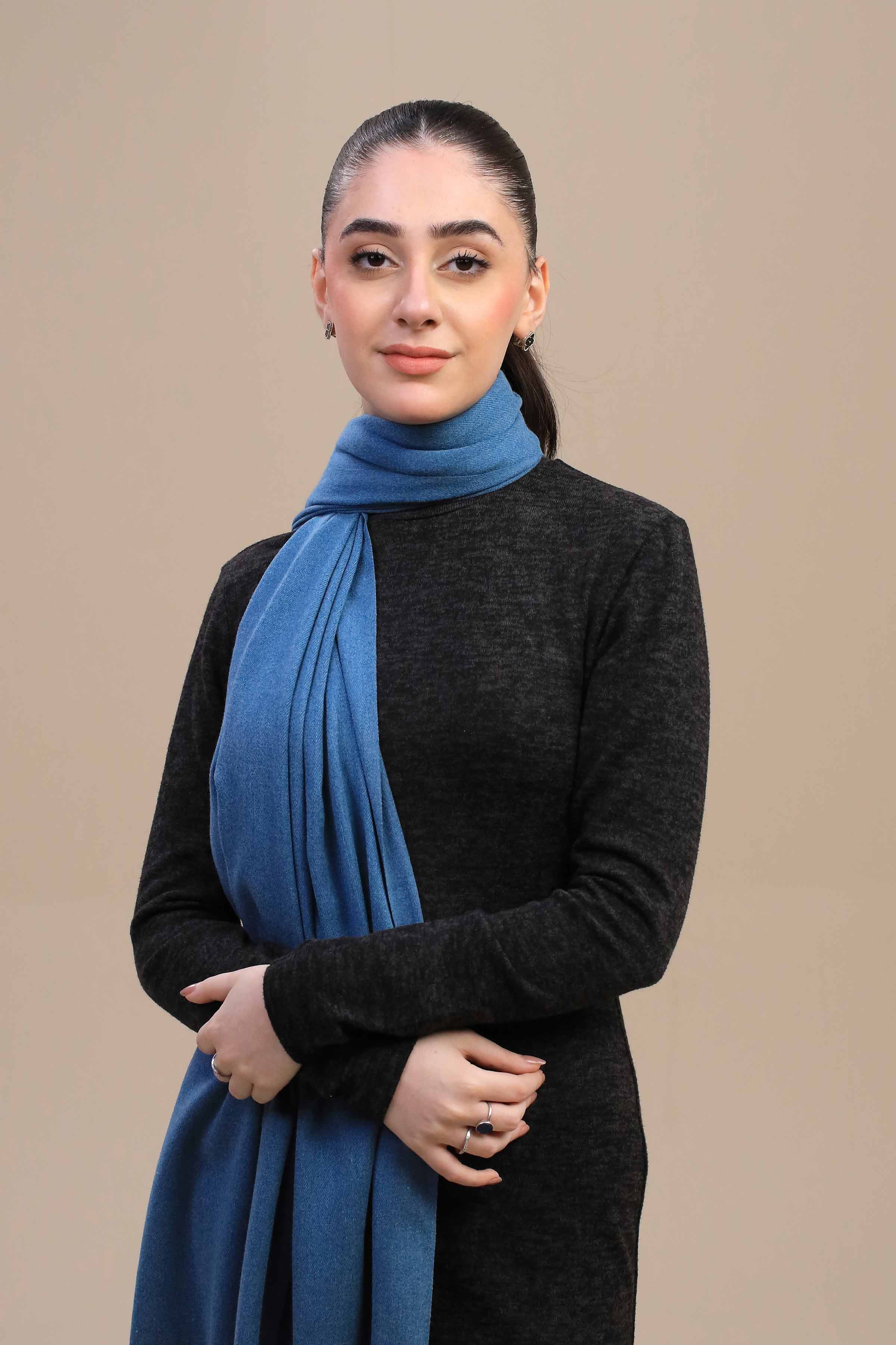 Nishat Linen UAE - Jeans Blue Women Shawl-446062108