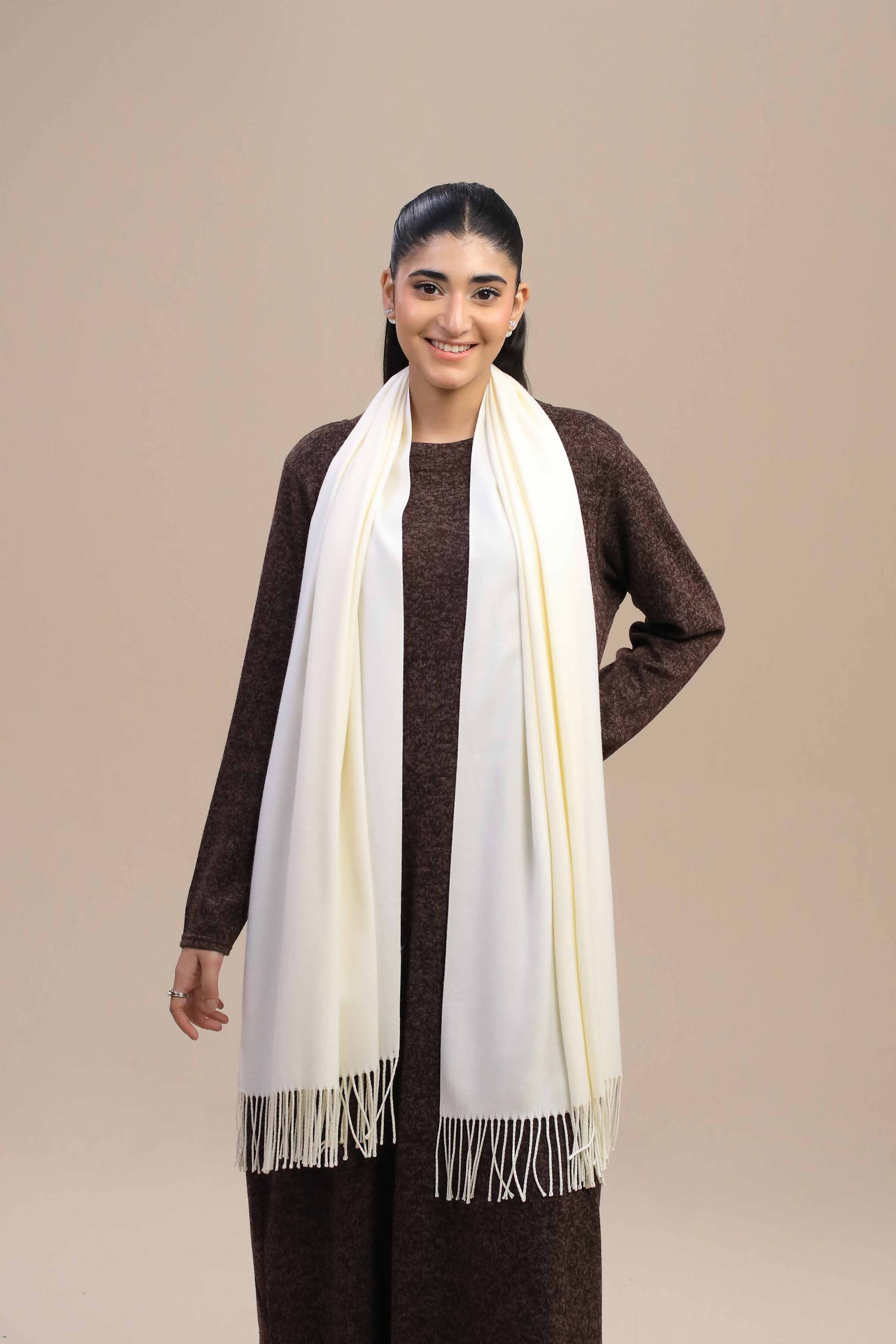 Nishat Linen UAE - Beige Women Shawl-446062118