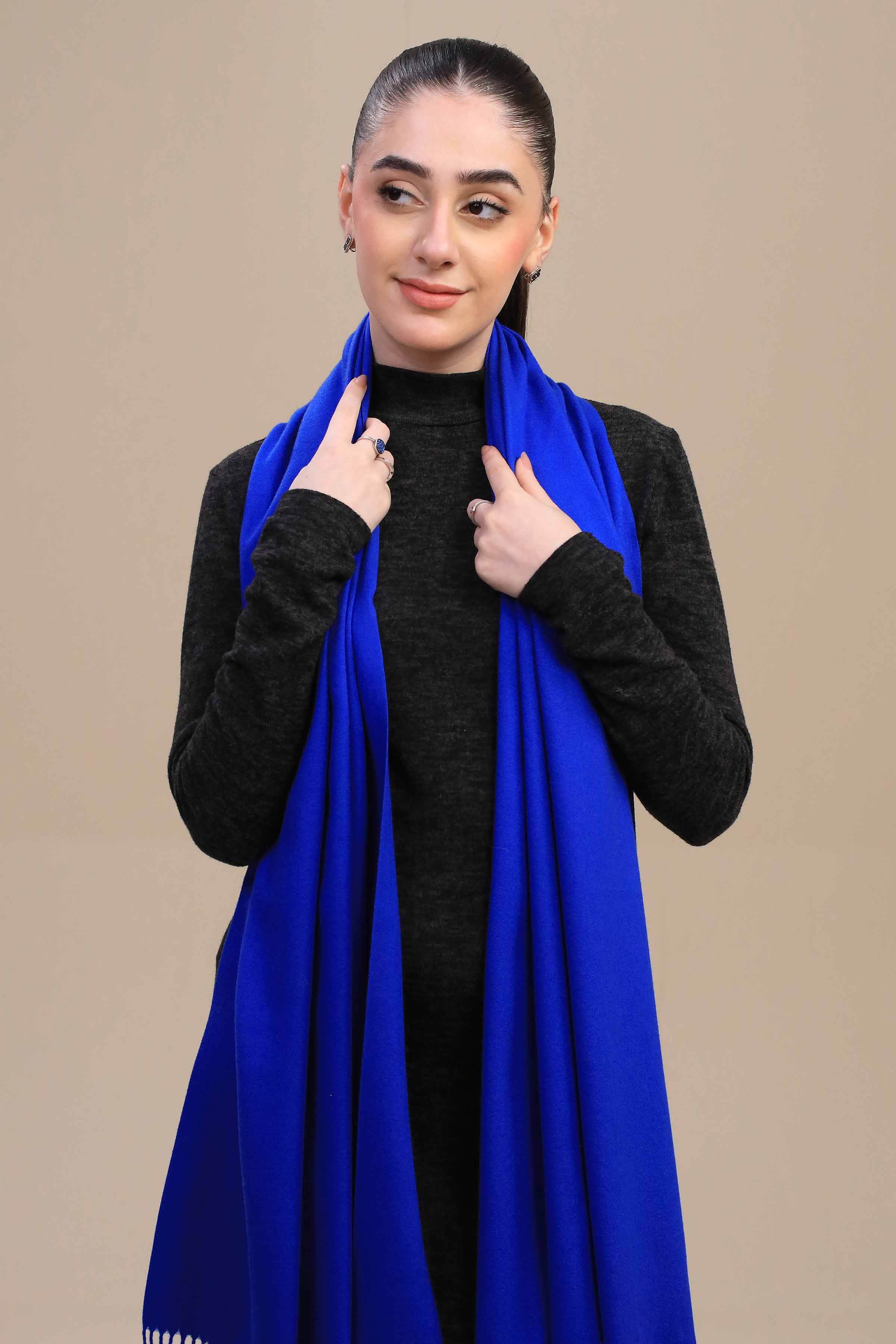 Nishat Linen UAE - Navy Women Shawl-446062121