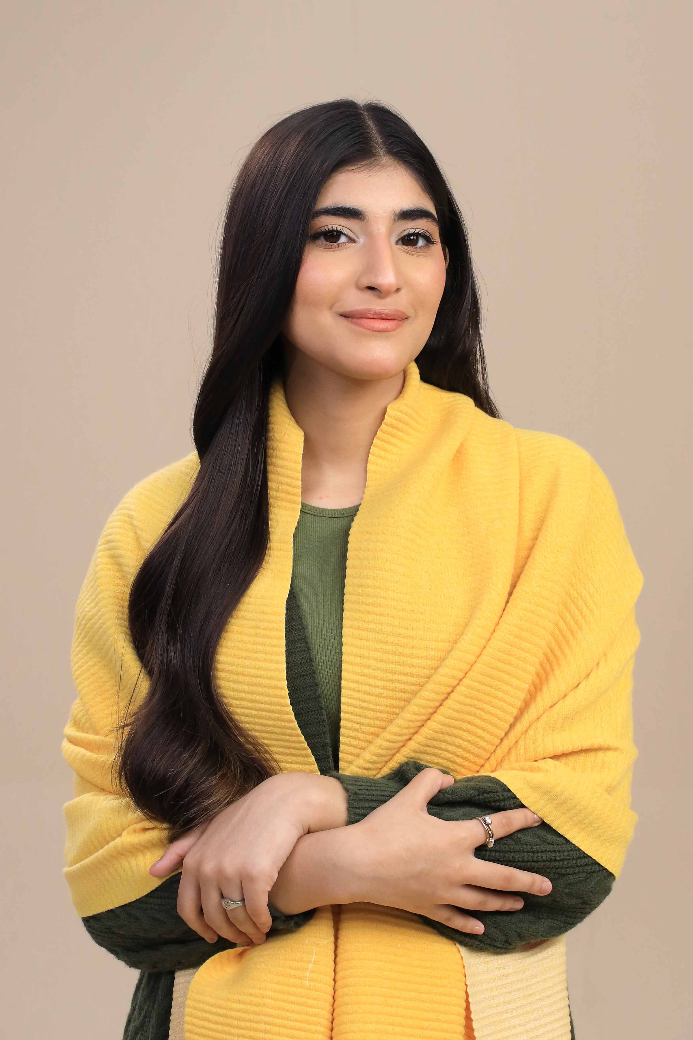 Nishat Linen UAE - Yellow Women Shawl-446082102