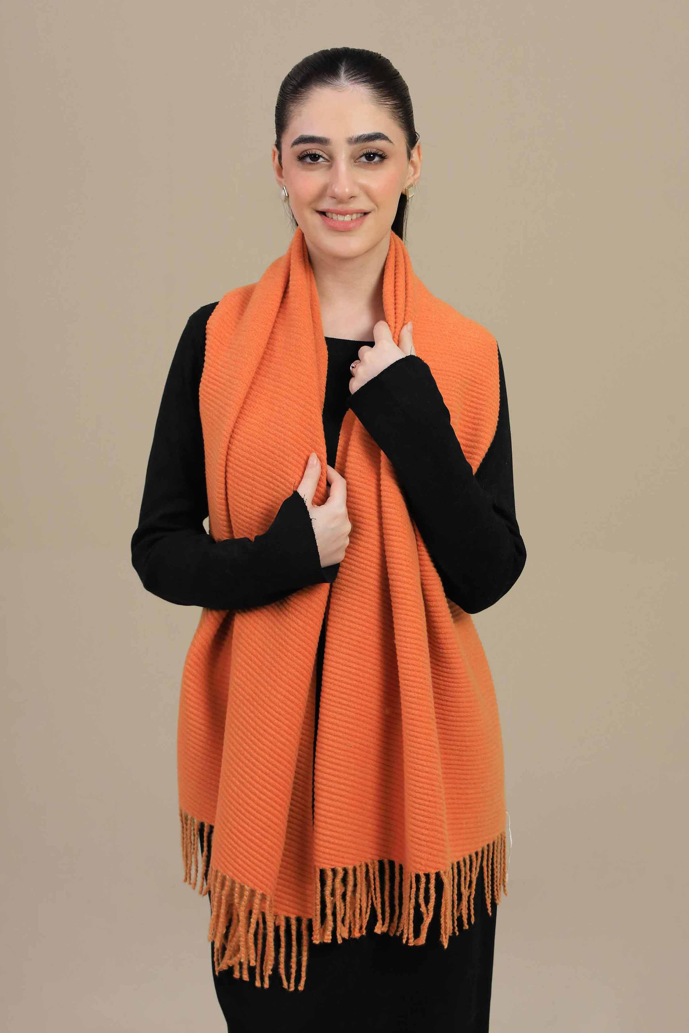 Nishat Linen UAE - Orange Women Shawl-446082106