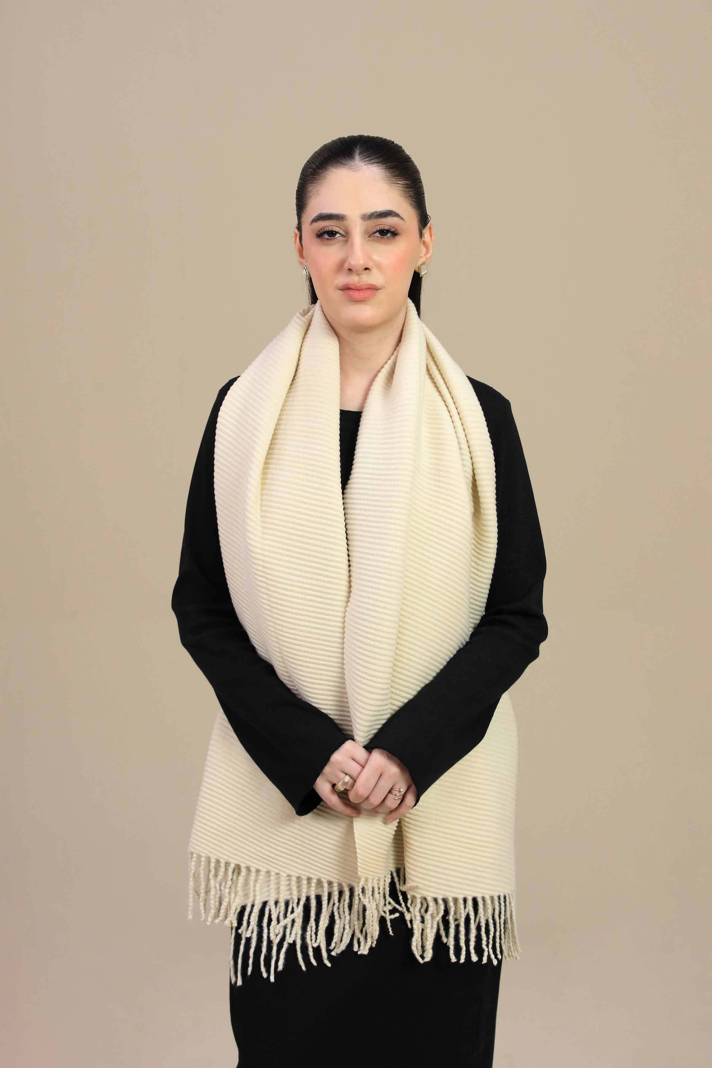 Nishat Linen UAE - Off white Women Shawl-446082107