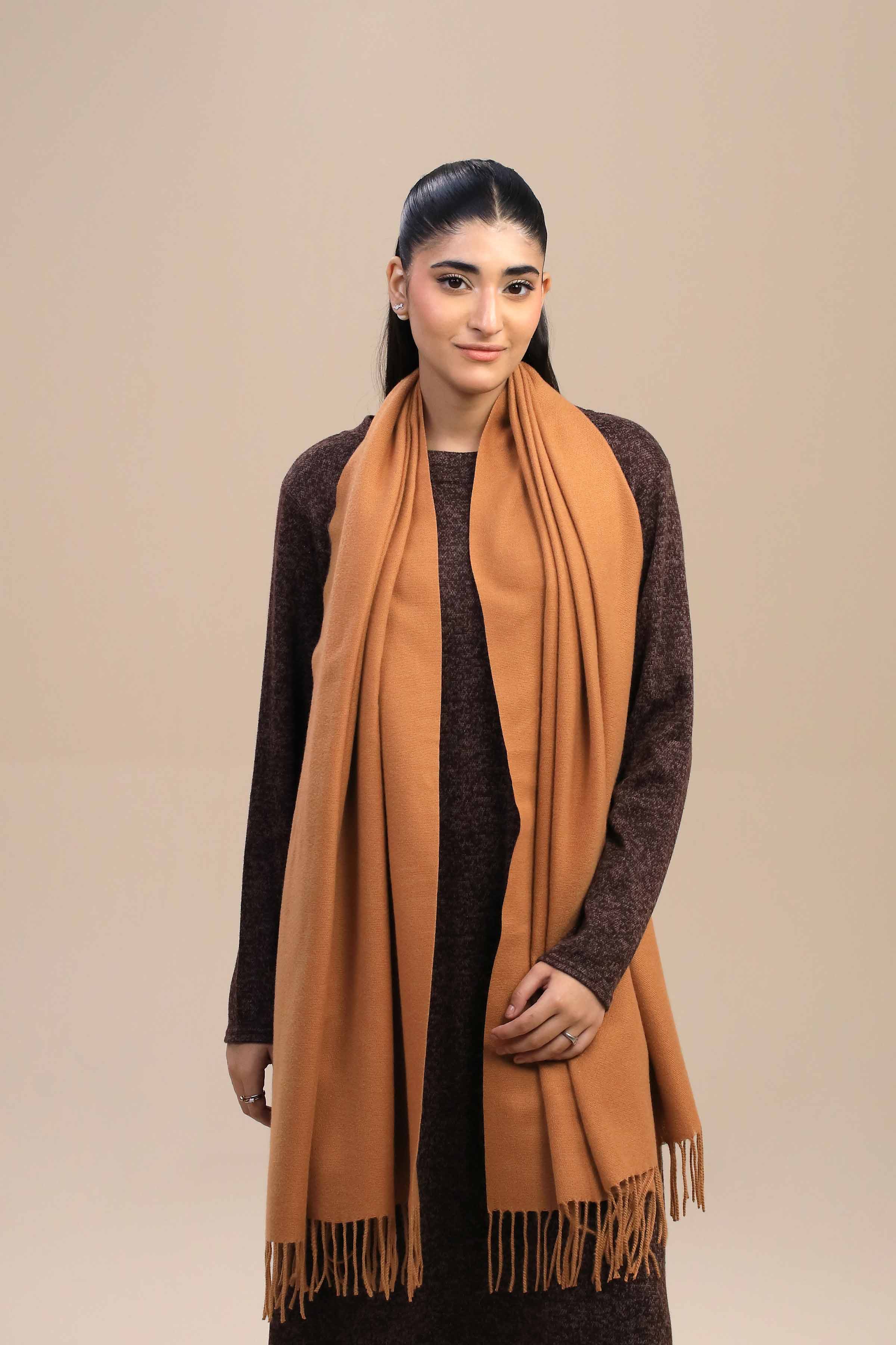 Nishat Linen UAE - Orange Women Shawl-446102106