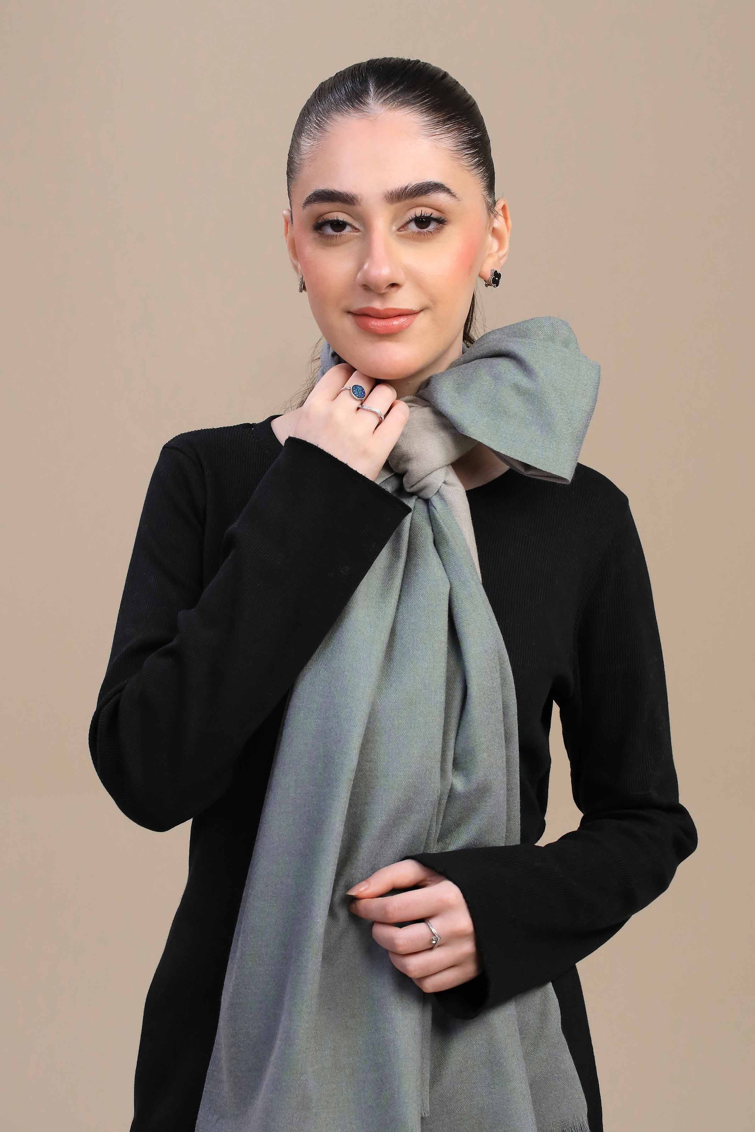 Nishat Linen UAE - Grey Women Shawl-446122111