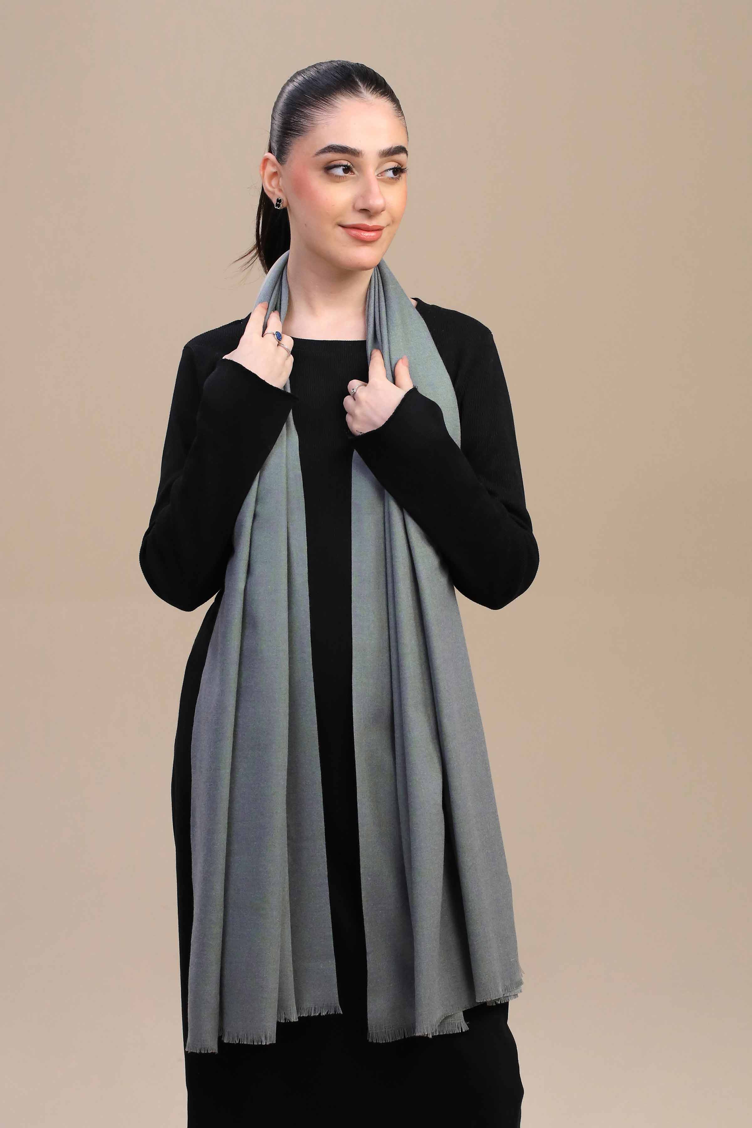 Nishat Linen UAE - Grey Women Shawl-446122111