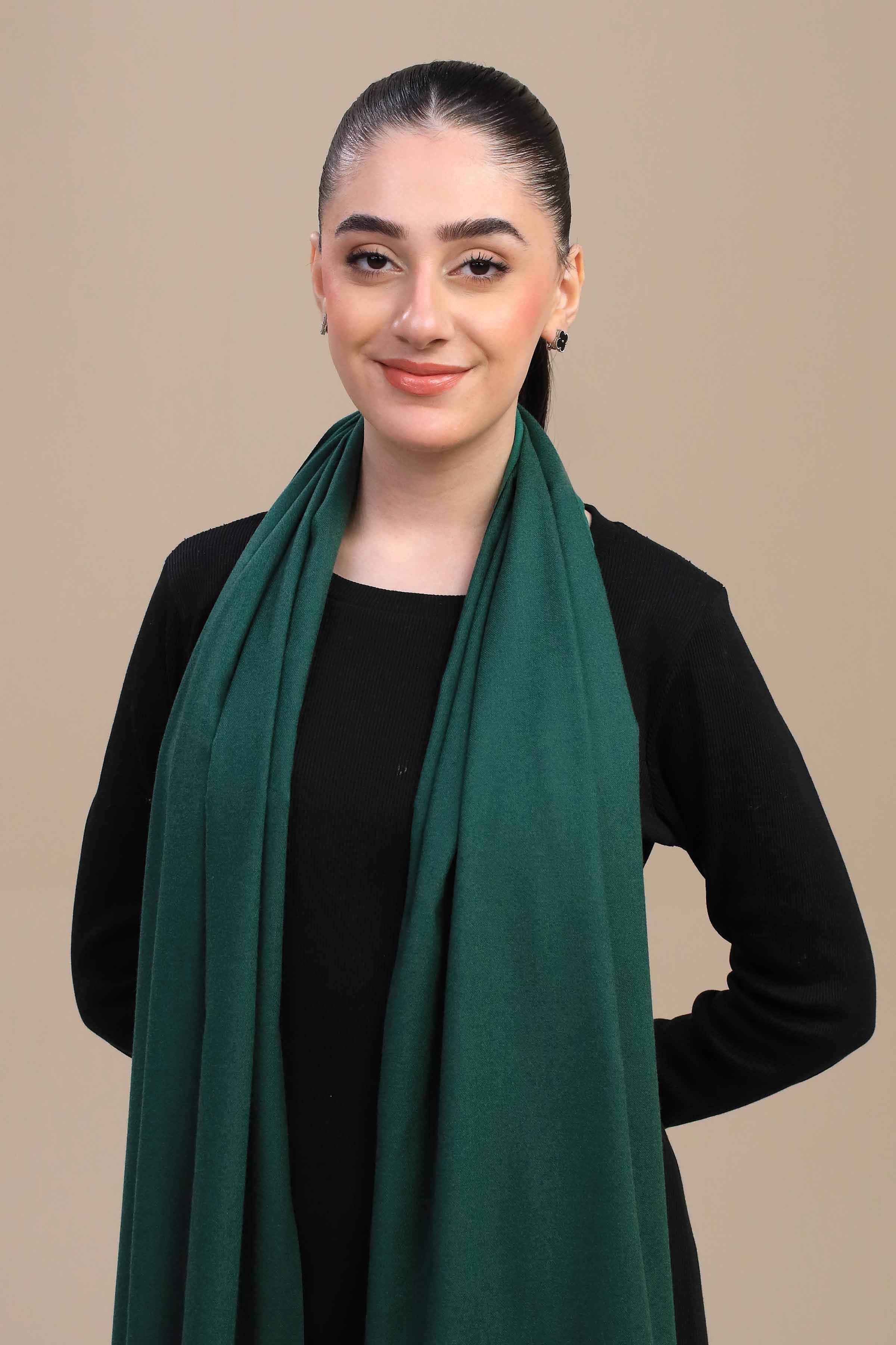 Nishat Linen UAE - Black Green Women Shawl-446122117