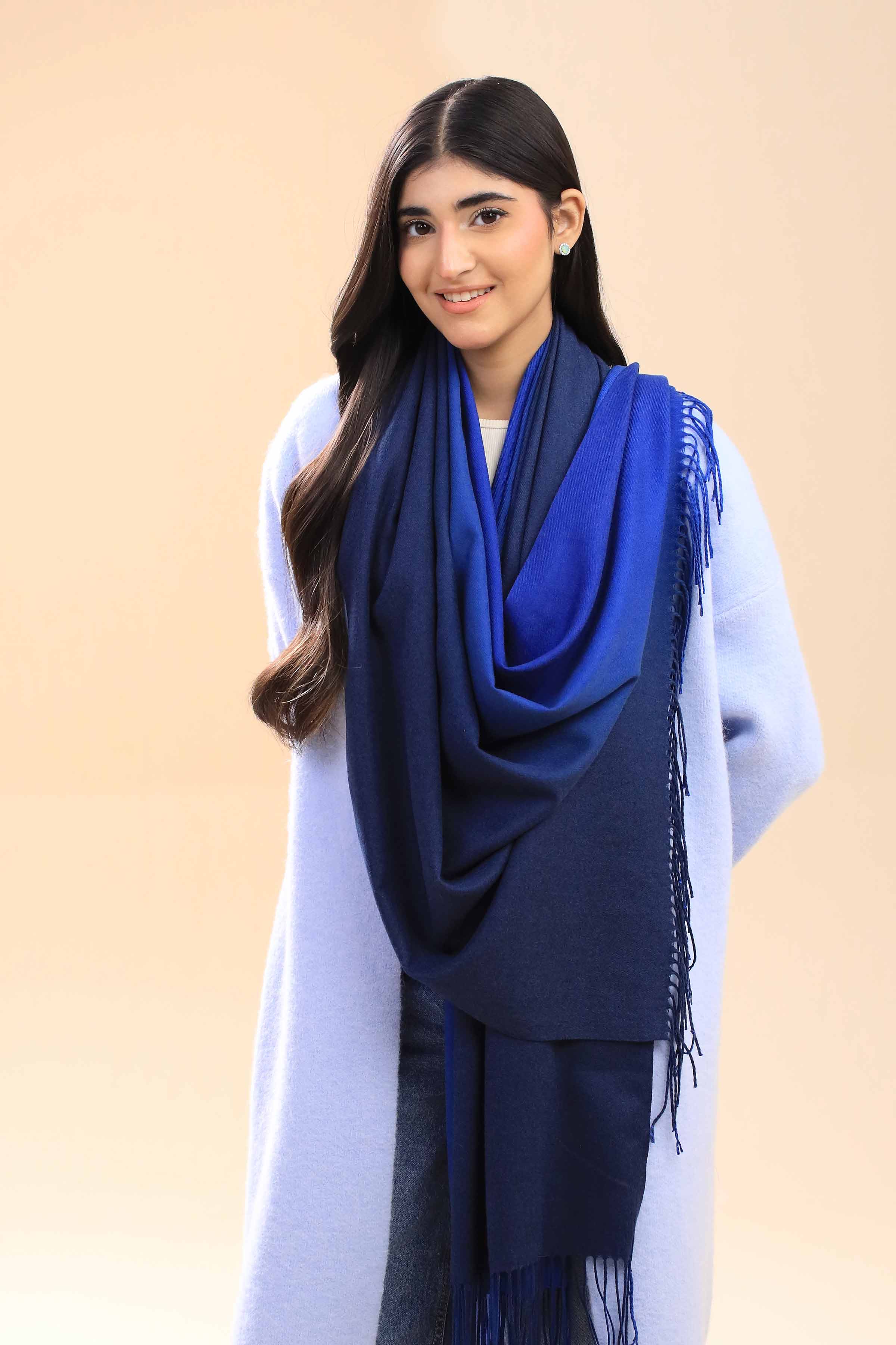 Nishat Linen UAE - Blue Women Shawl-446142108