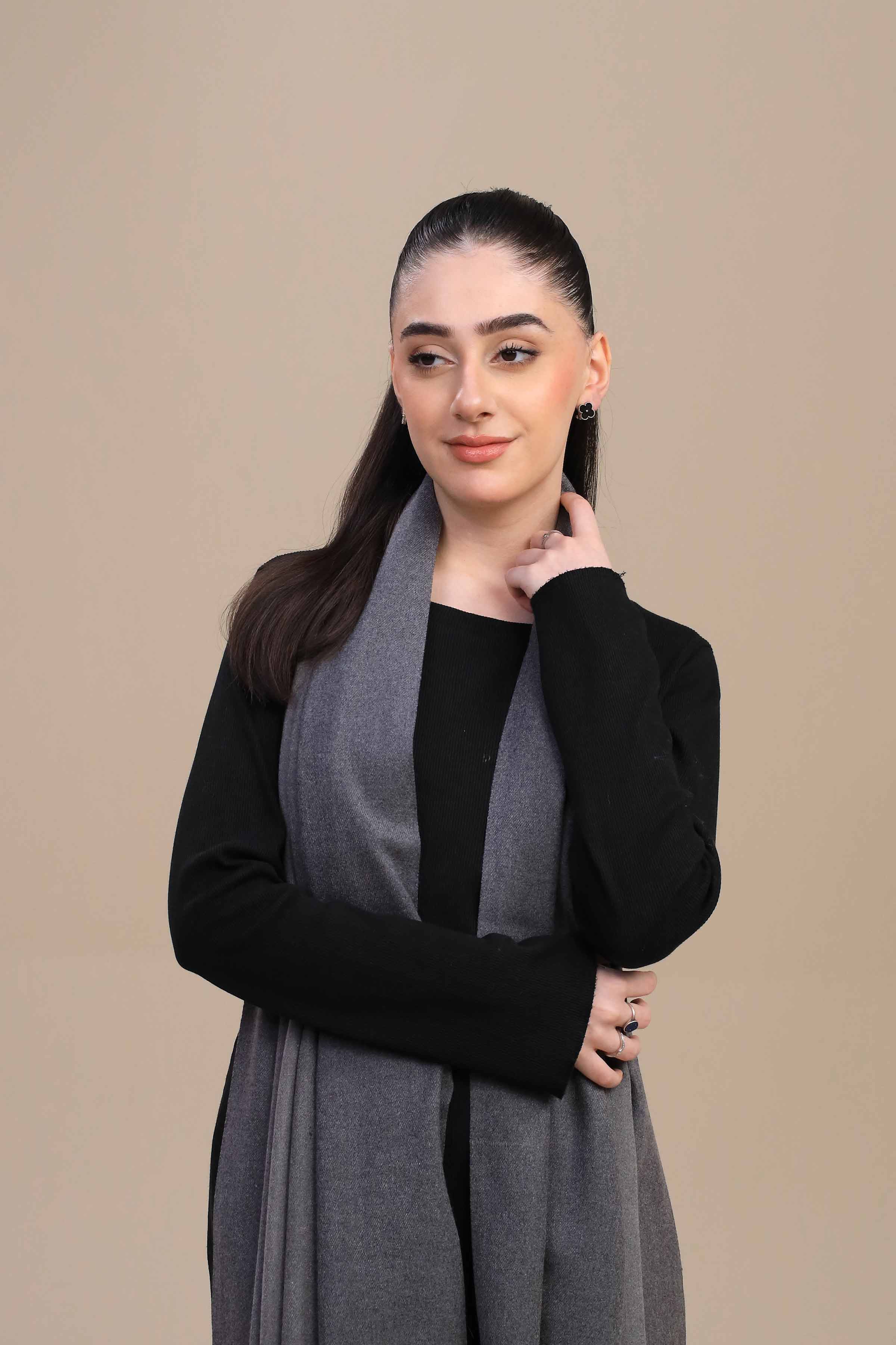 Nishat Linen UAE - Grey Women Shawl-446142111