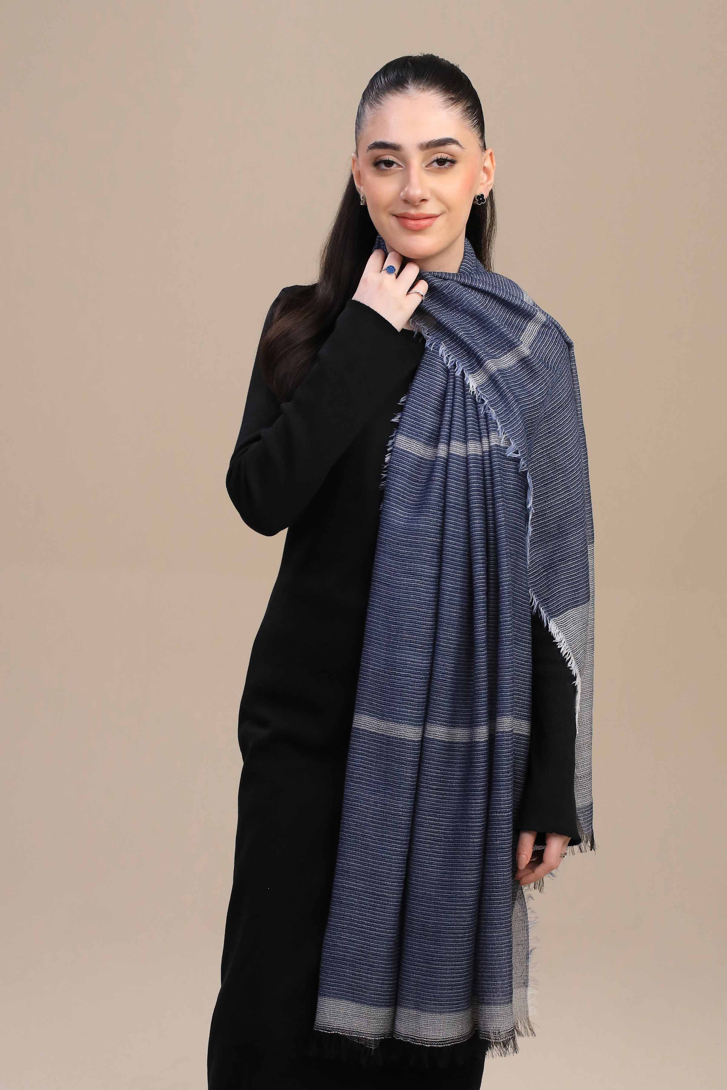 Nishat Linen UAE - Blue Women Shawl-447172108