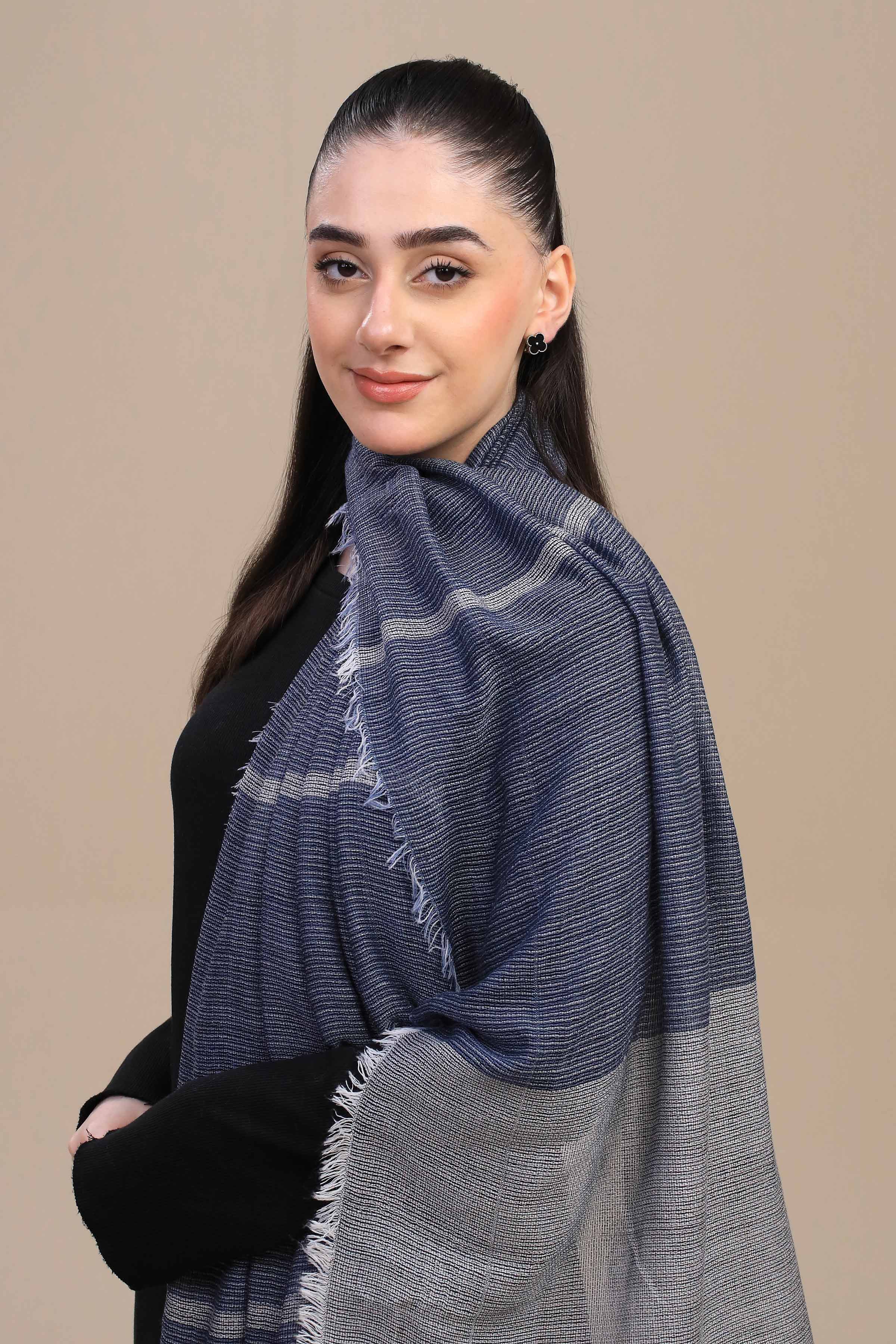 Nishat Linen UAE - Blue Women Shawl-447172108