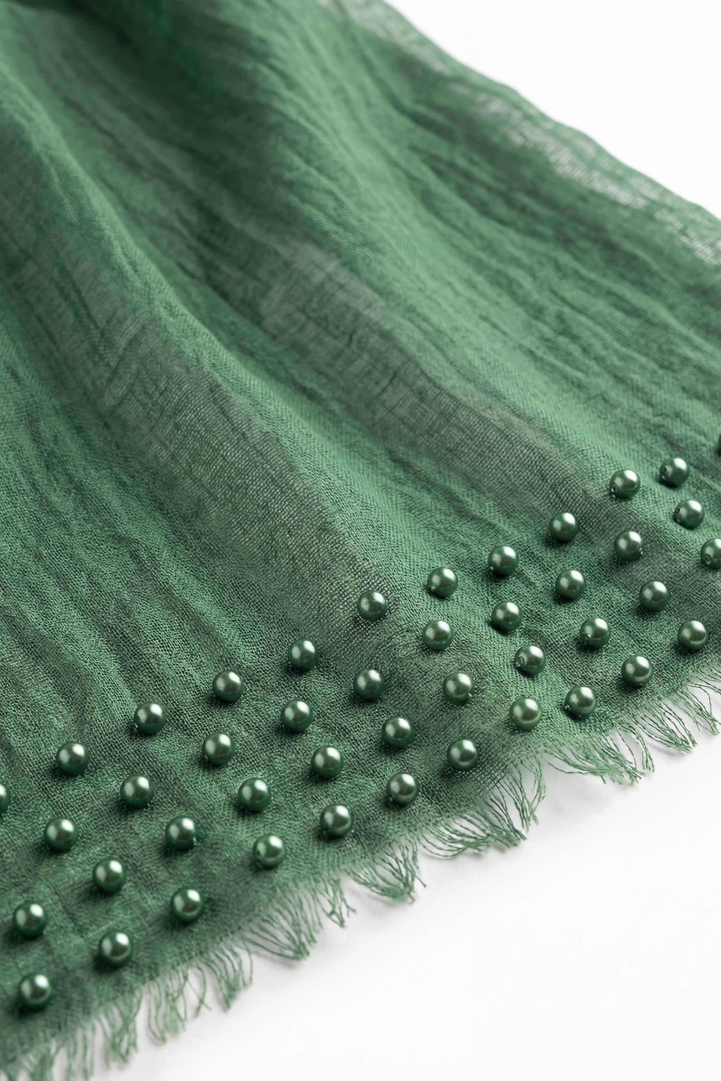 Green Women Scarf - 447362104