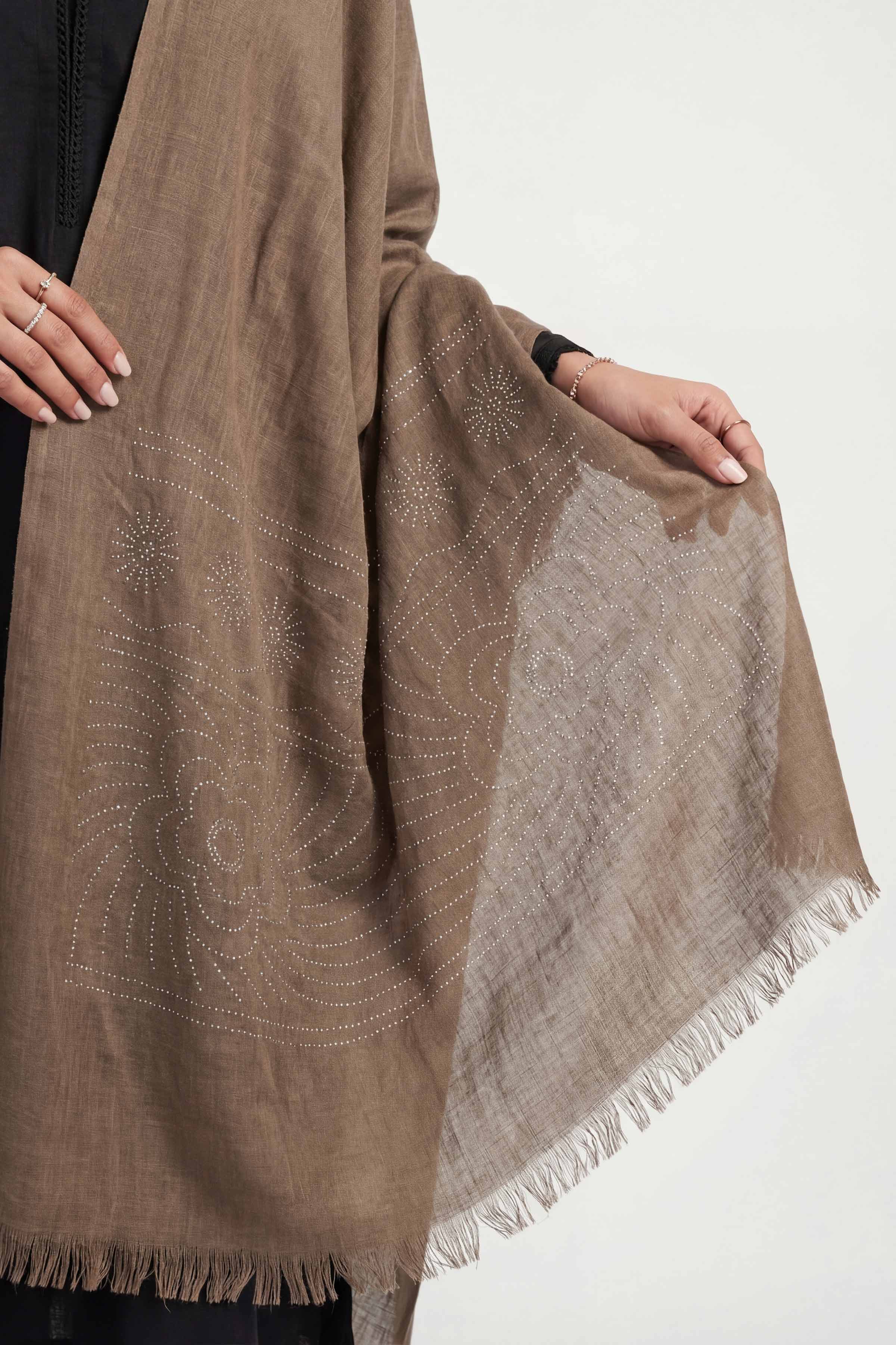 Coffee Women Scarf - 447392117