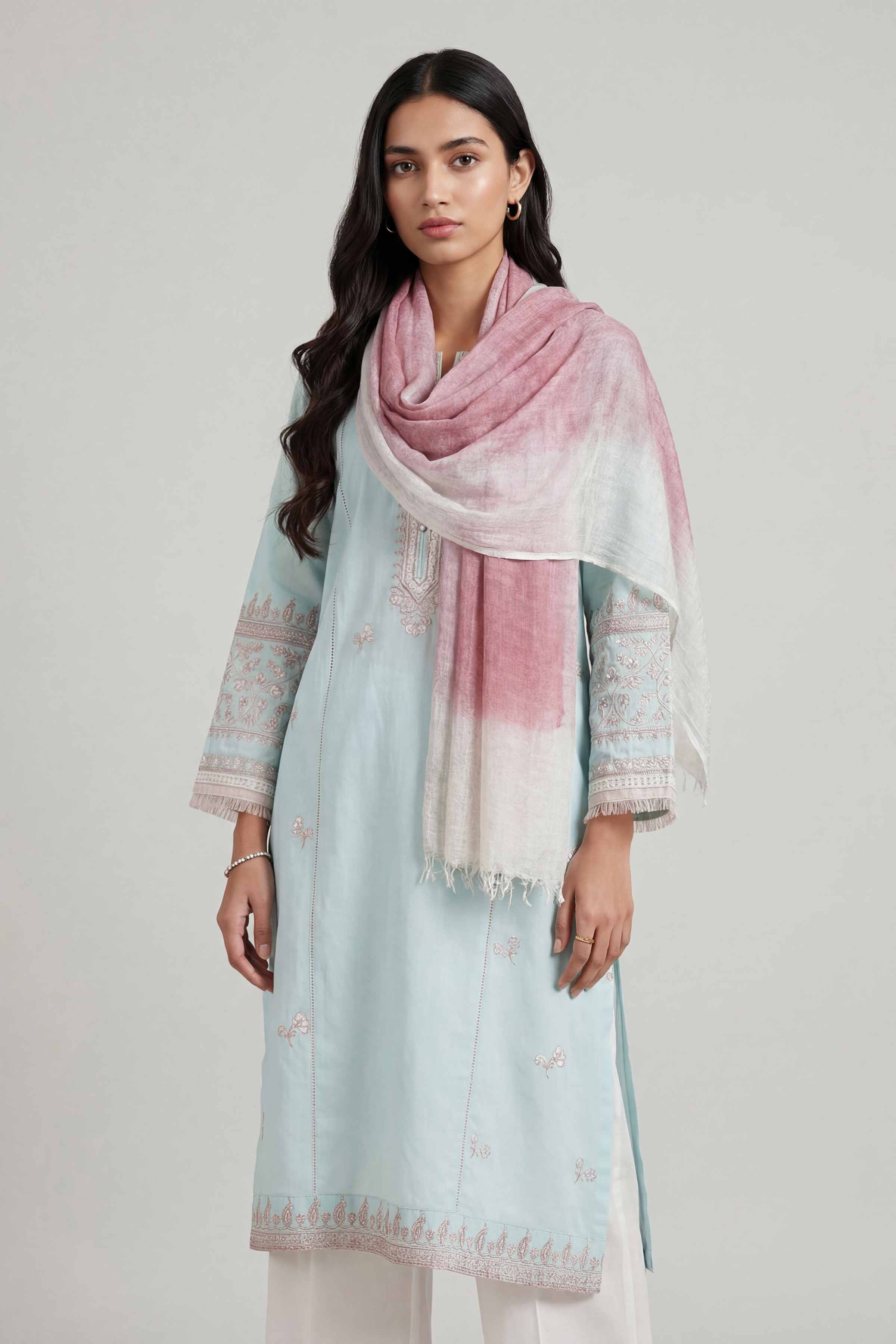 Purple Women Scarf - 447402109