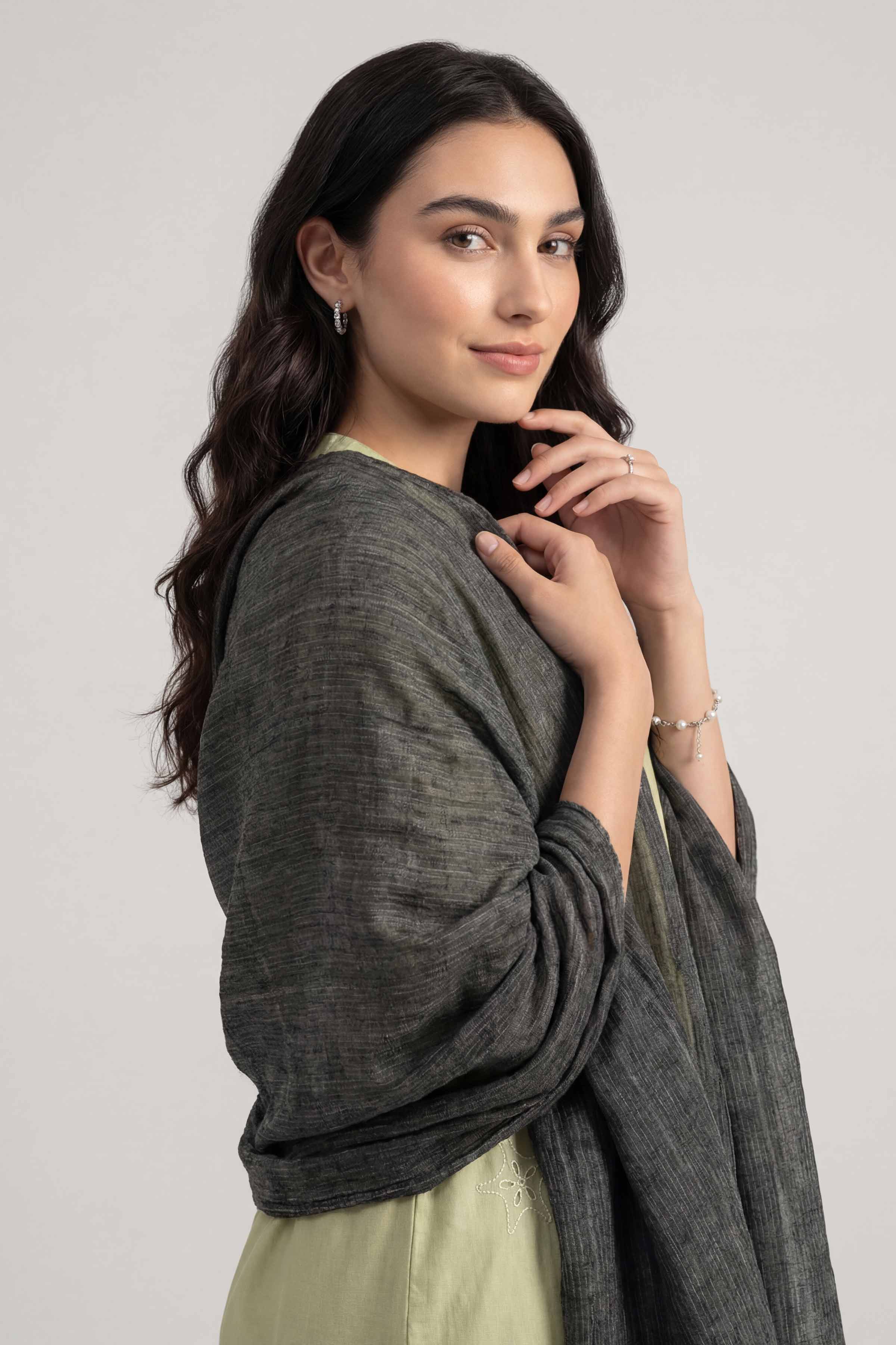Black Women Scarf - 447422103
