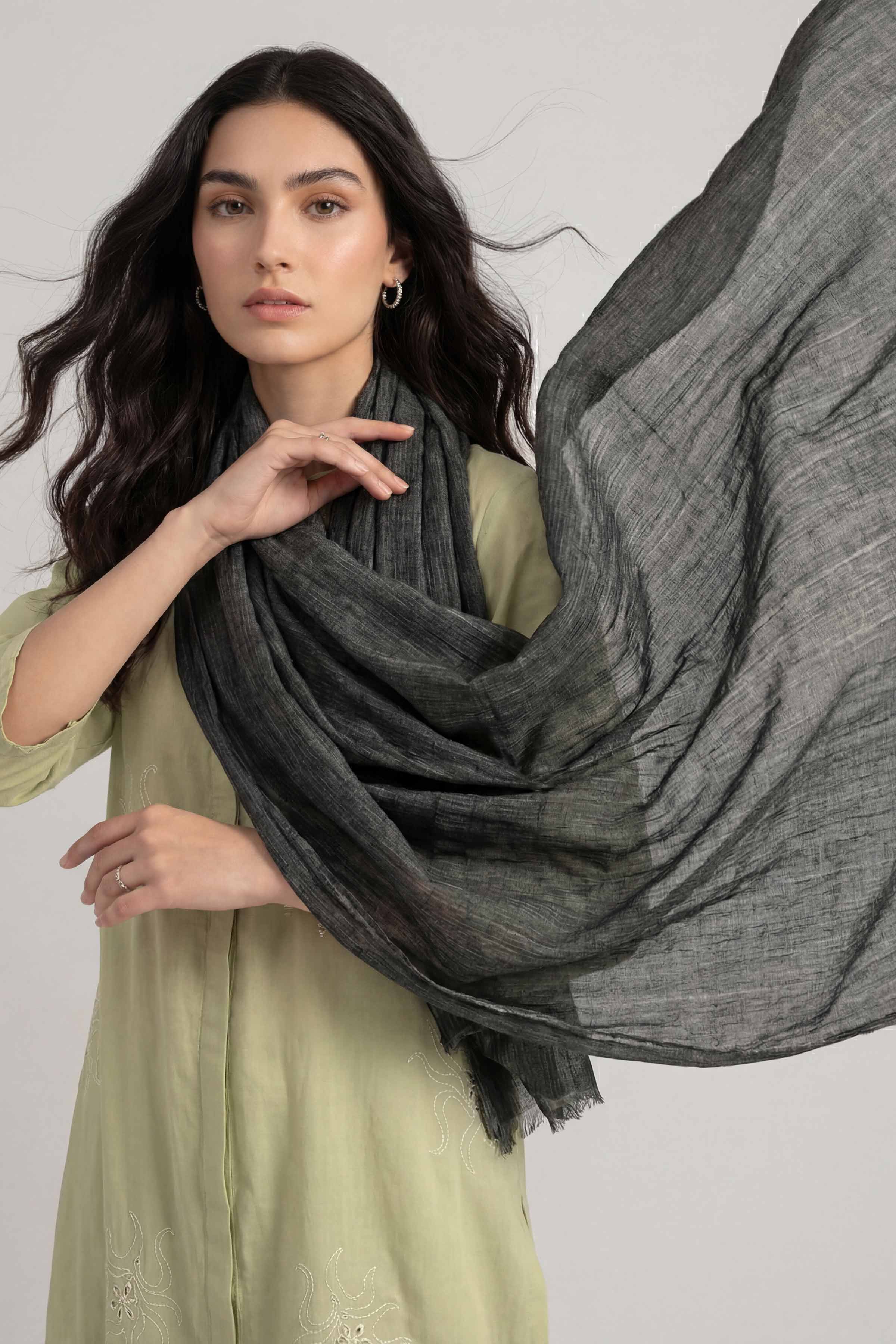 Black Women Scarf - 447422103