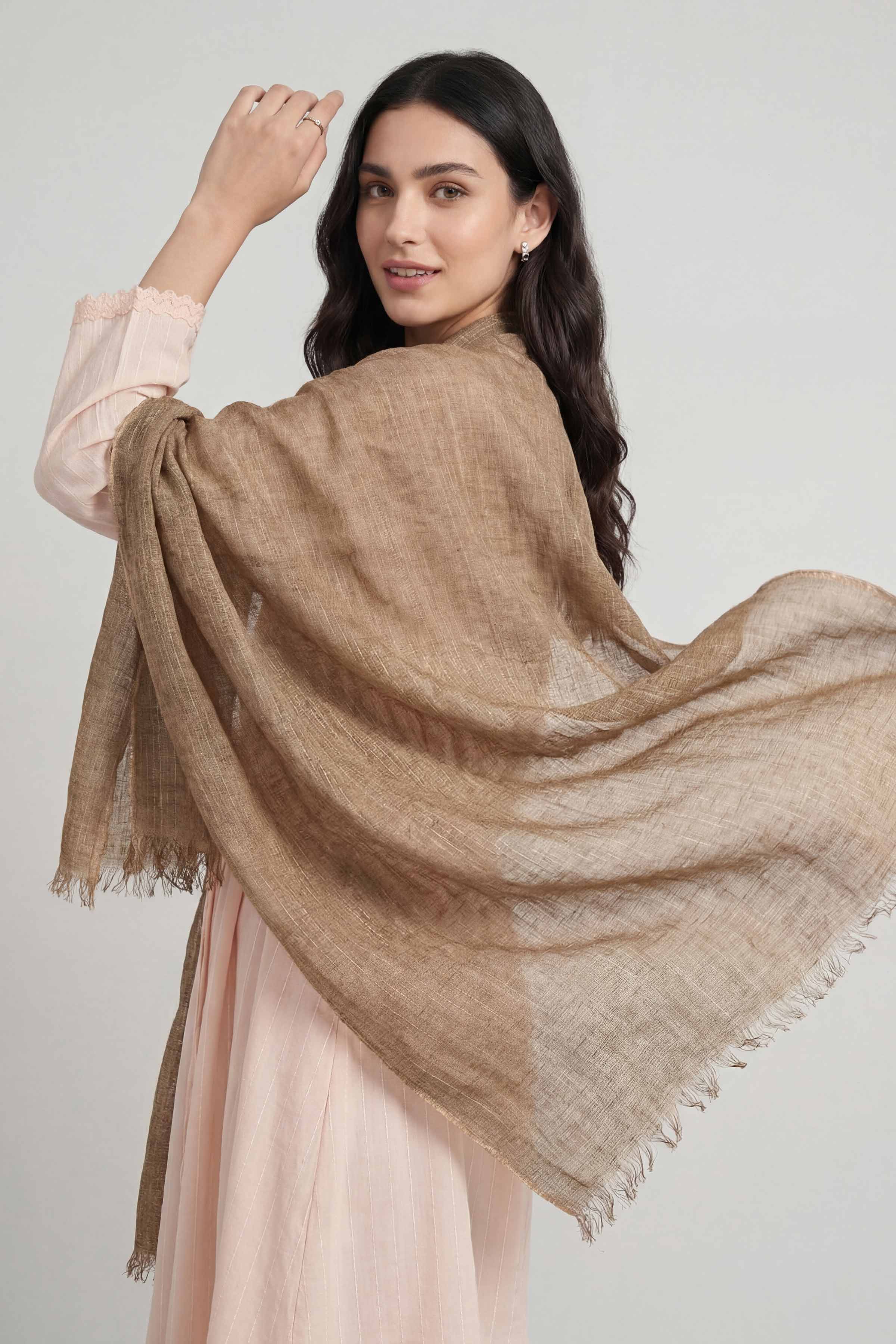 Brown Women Scarf - 447422113