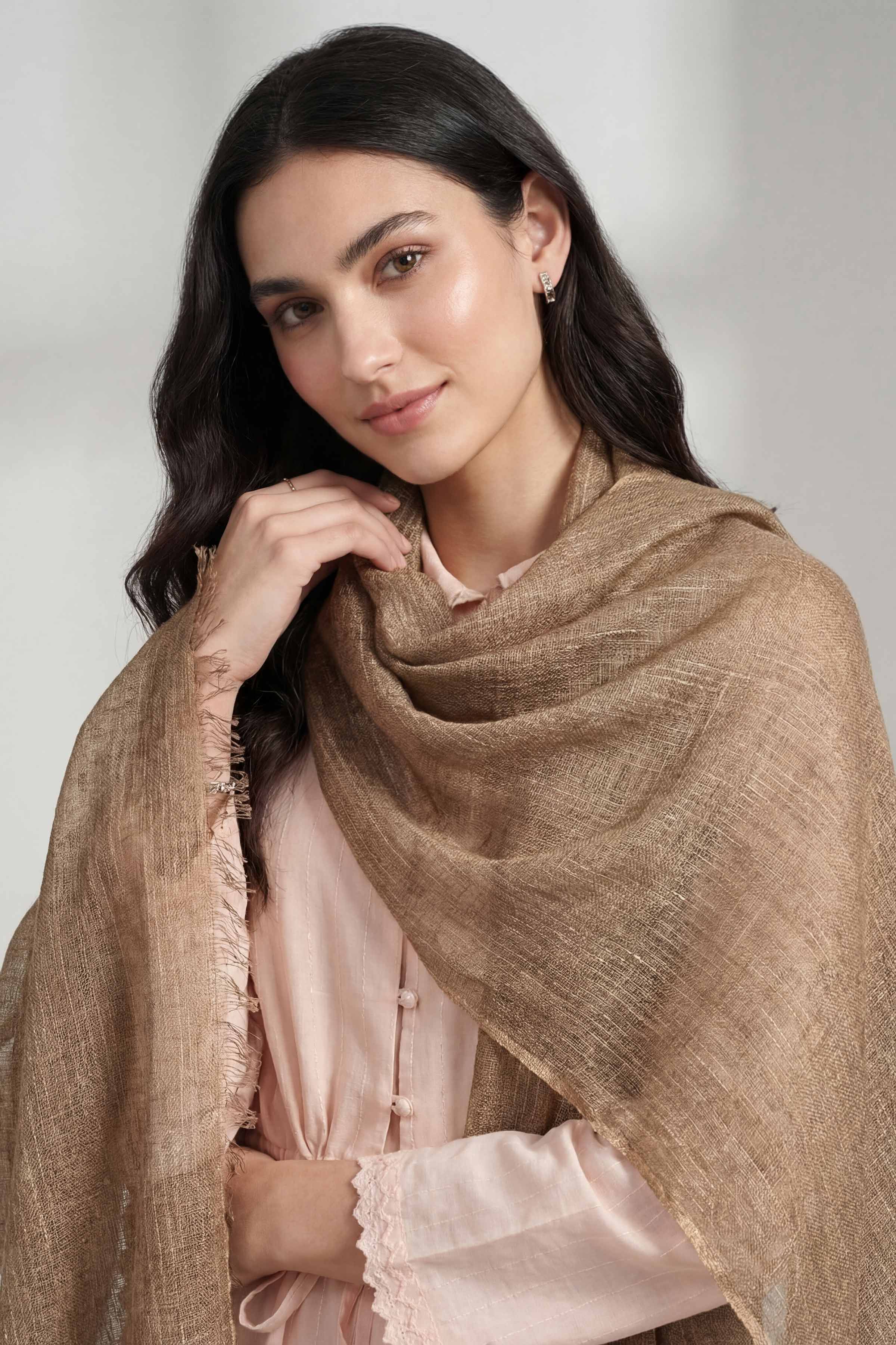 Brown Women Scarf - 447422113