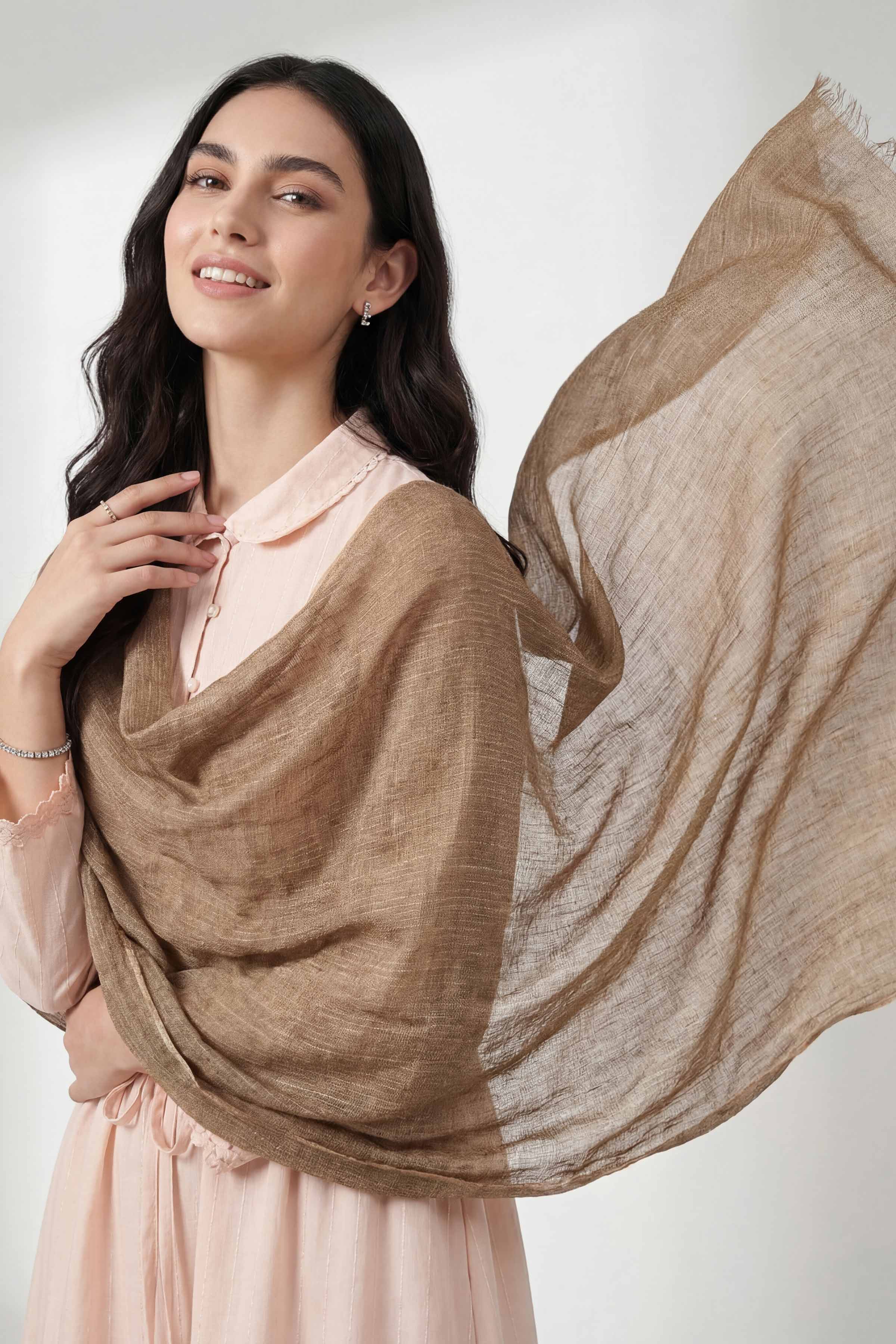 Brown Women Scarf - 447422113