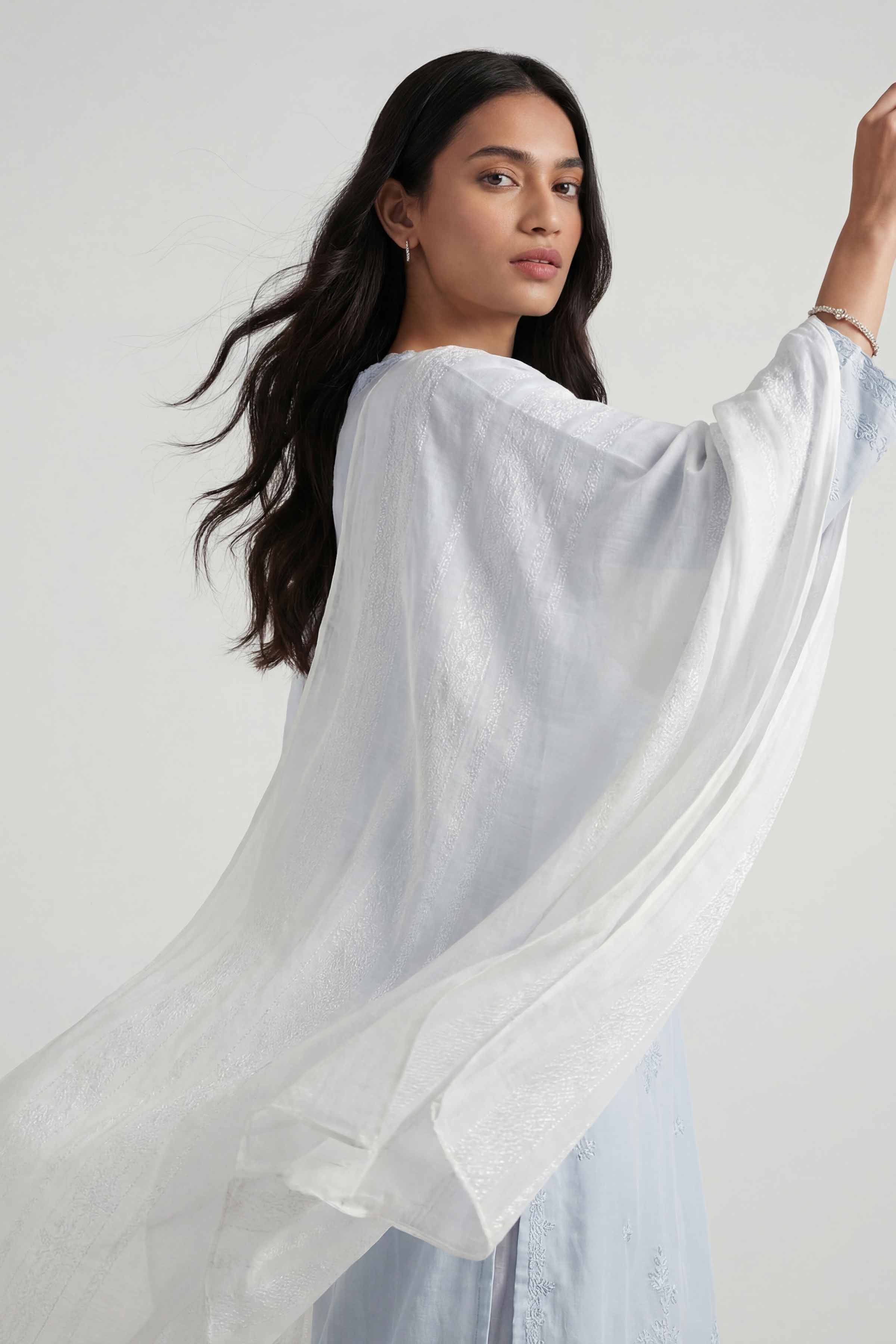 White Women Scarf - 447492112