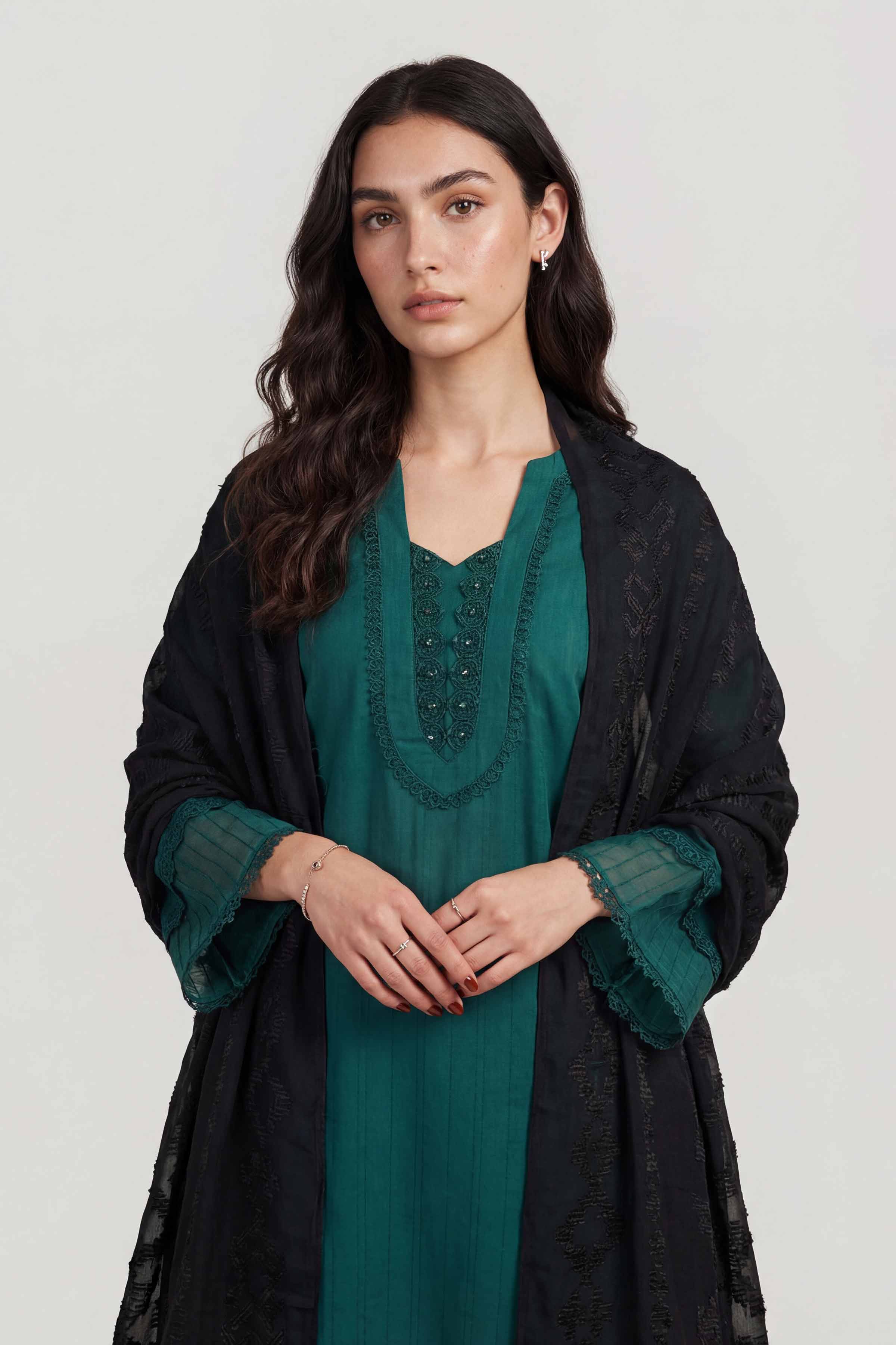 Black Women Scarf - 447502103