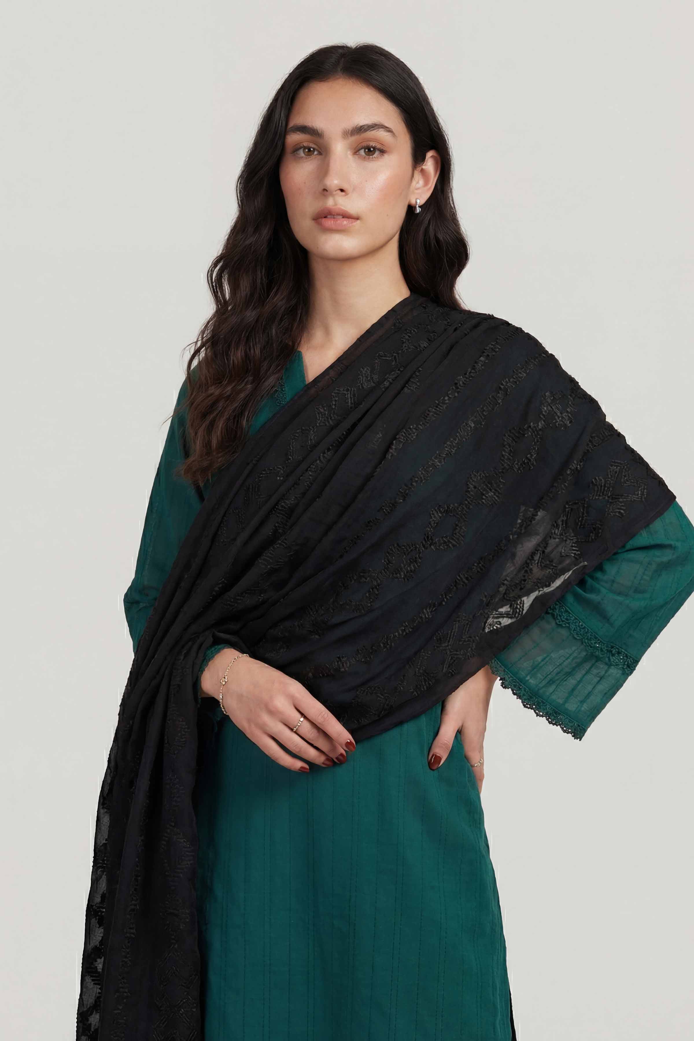Black Women Scarf - 447502103