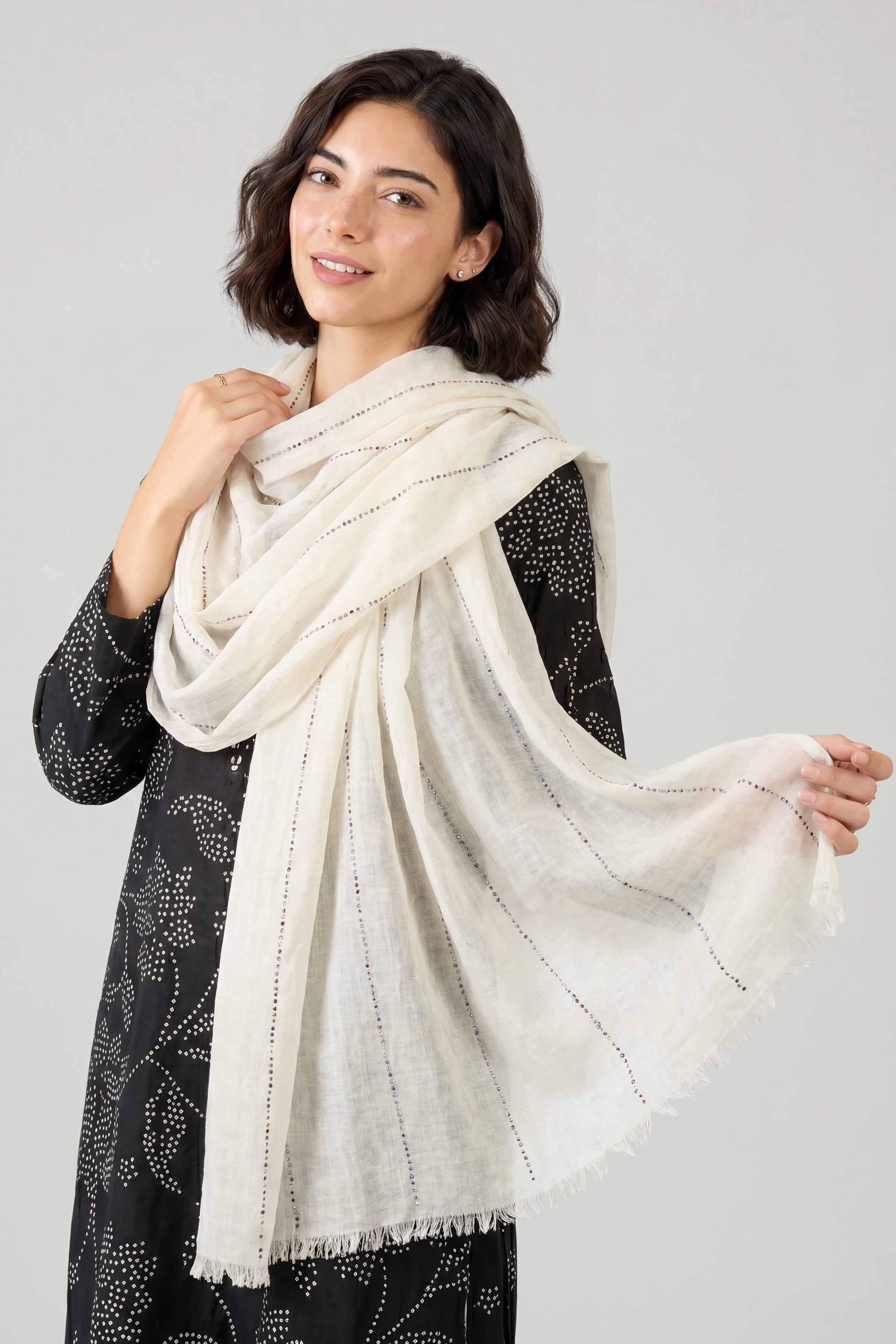 Light yellow Women Scarf - 447532102