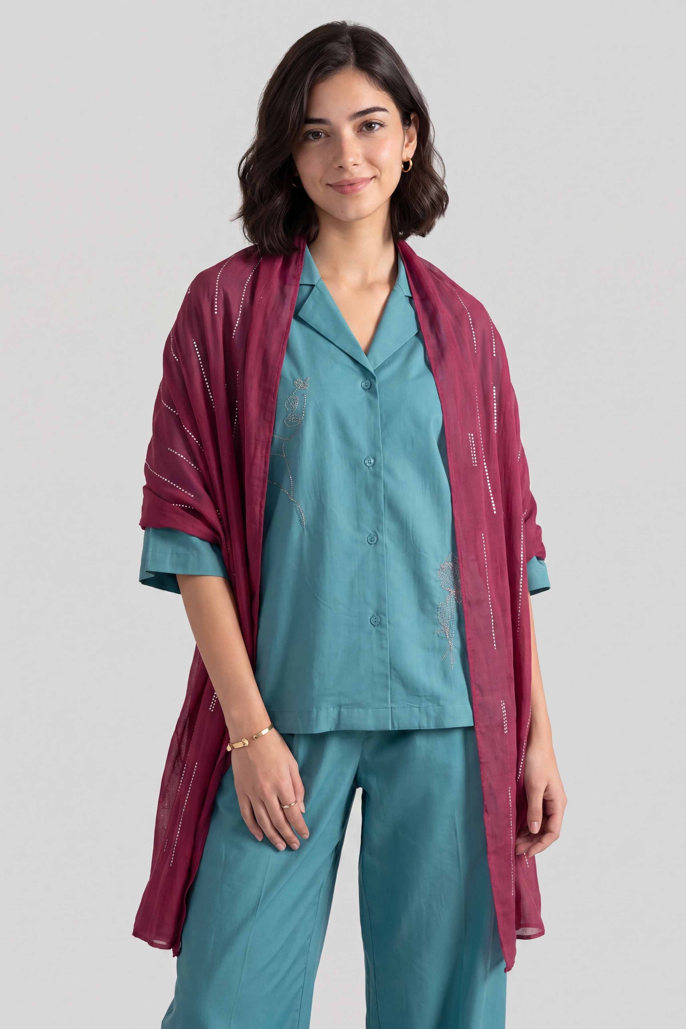 Wine Women Scarf - 447562122